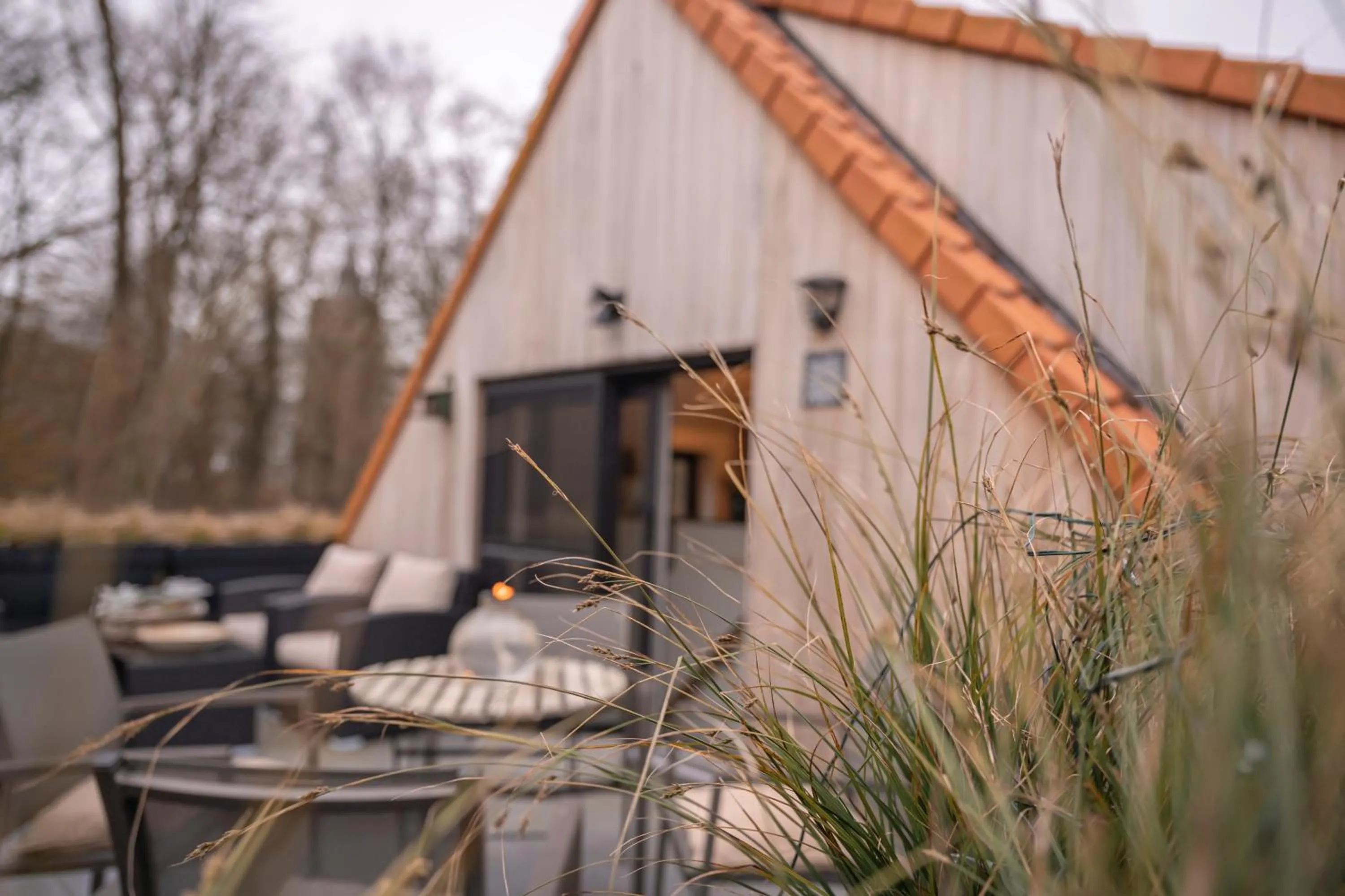 Patio in B&B De Klaproos