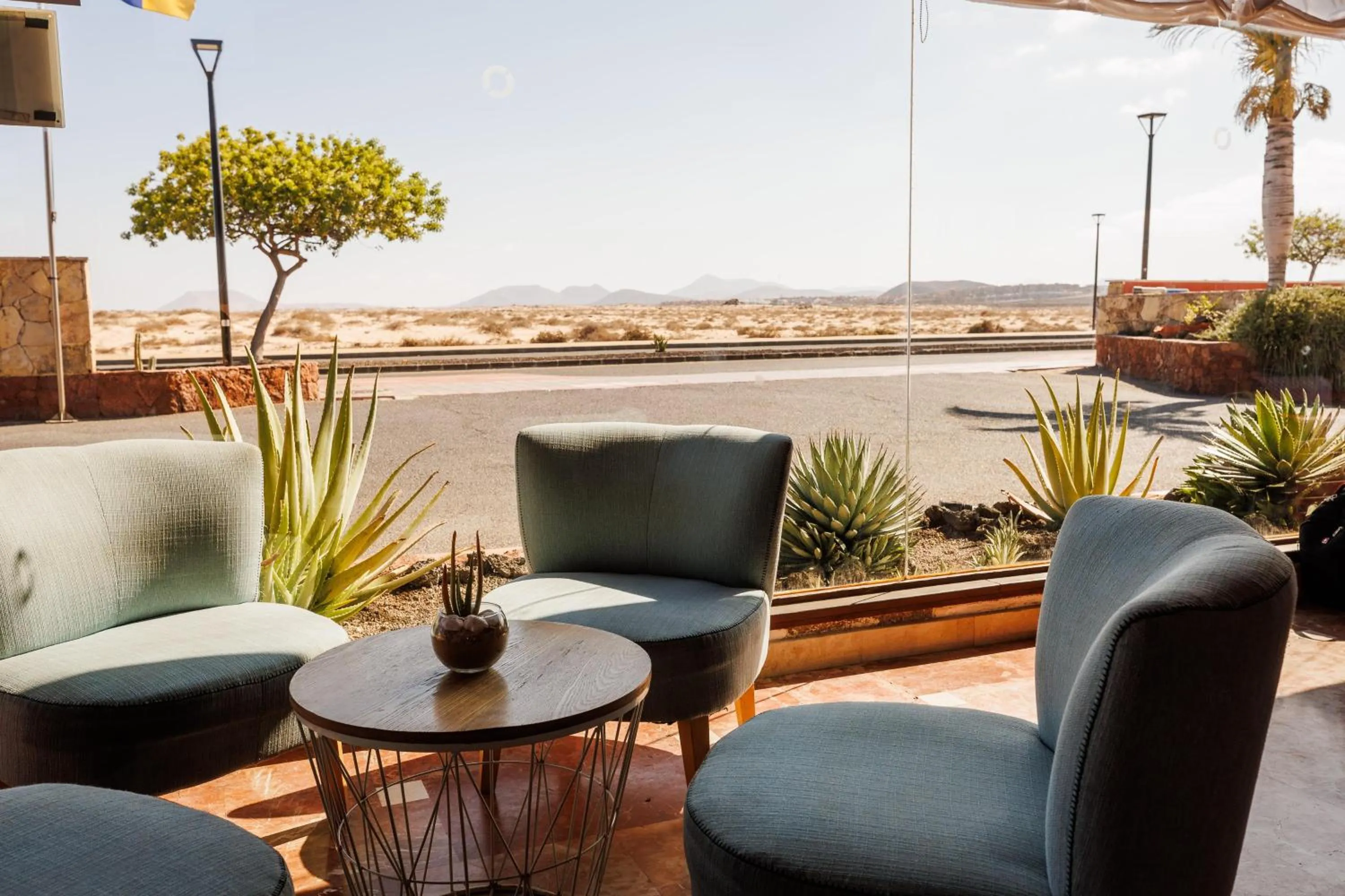 Balcony/Terrace in BLUESEA Aloe Corralejo