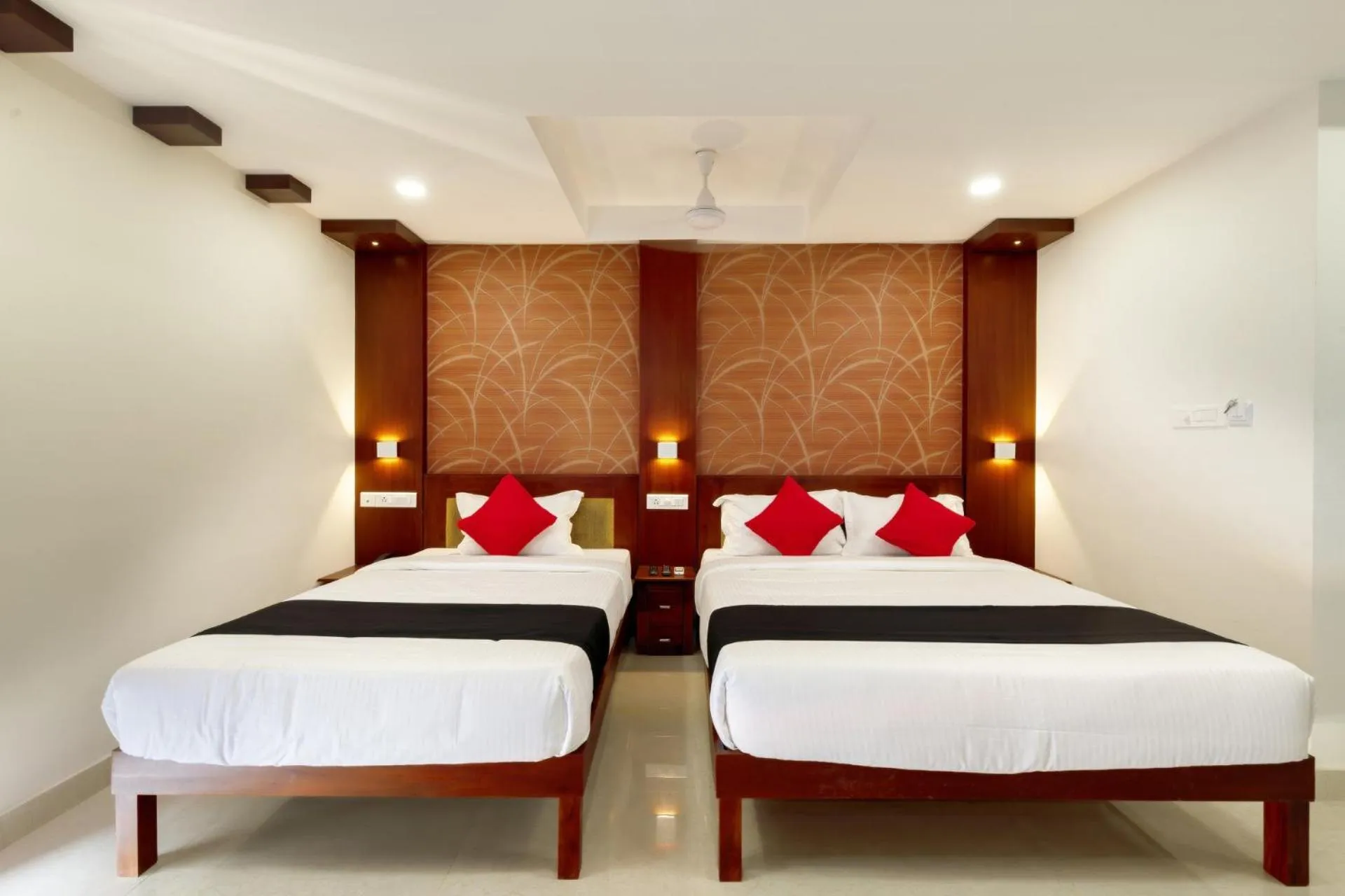 Bed in Burooj Hotel