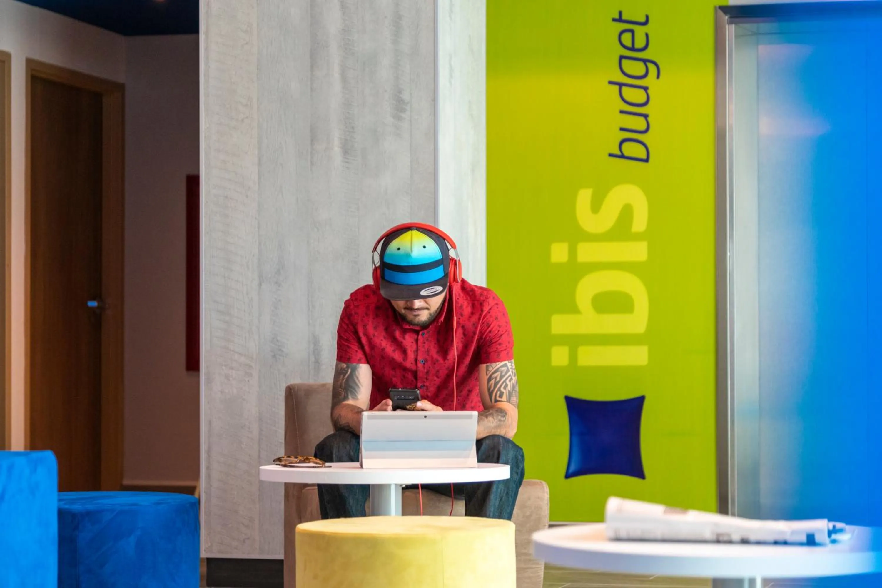 Lobby or reception in ibis budget Aguascalientes Norte