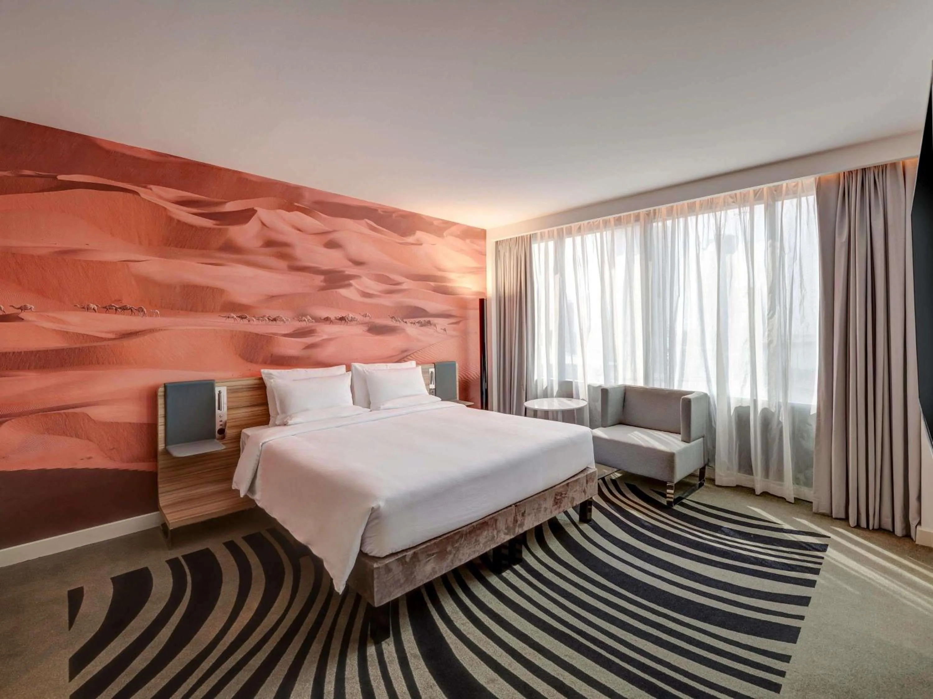 Photo of the whole room, Bed in Novotel Sharjah Expo Centre