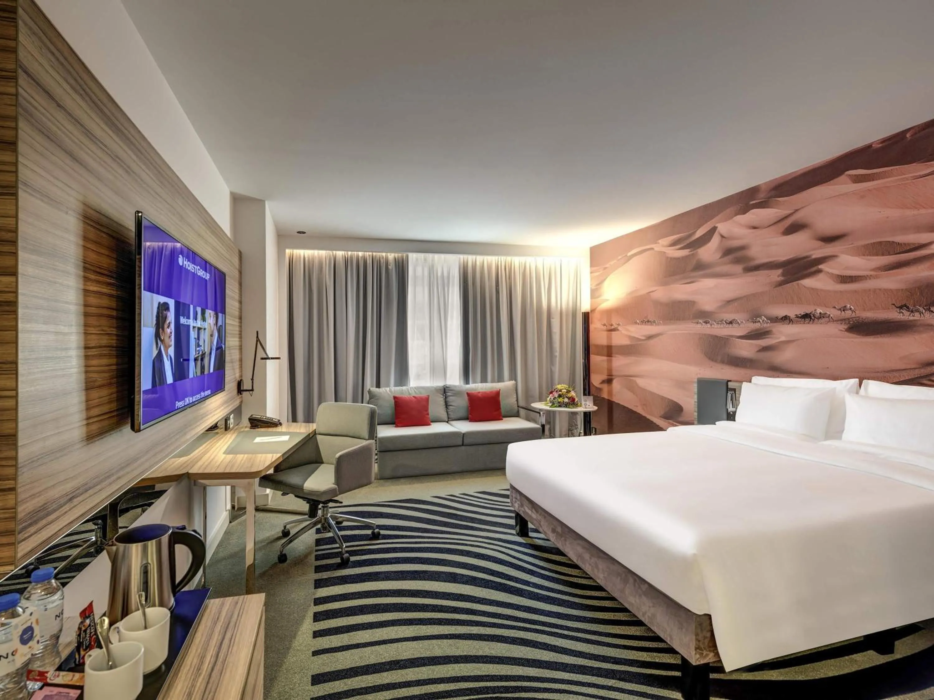 Bedroom, Bed in Novotel Sharjah Expo Centre