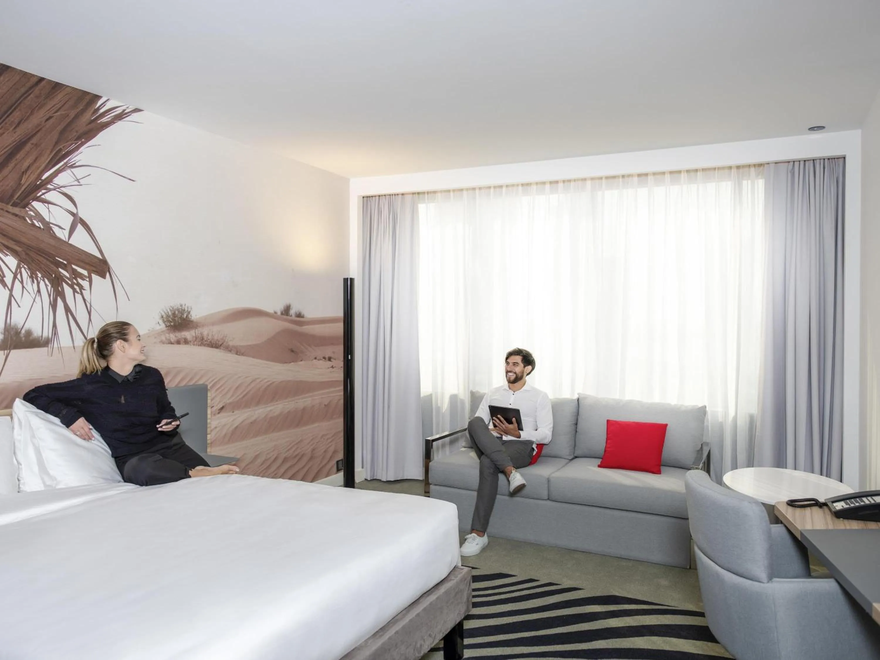 Bedroom, Bed in Novotel Sharjah Expo Centre