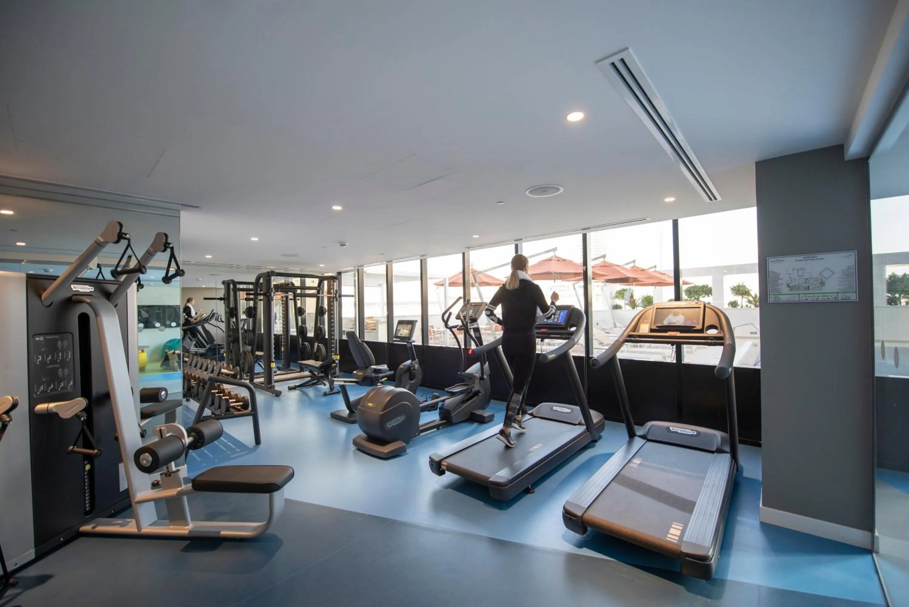 Fitness centre/facilities in Novotel Sharjah Expo Centre