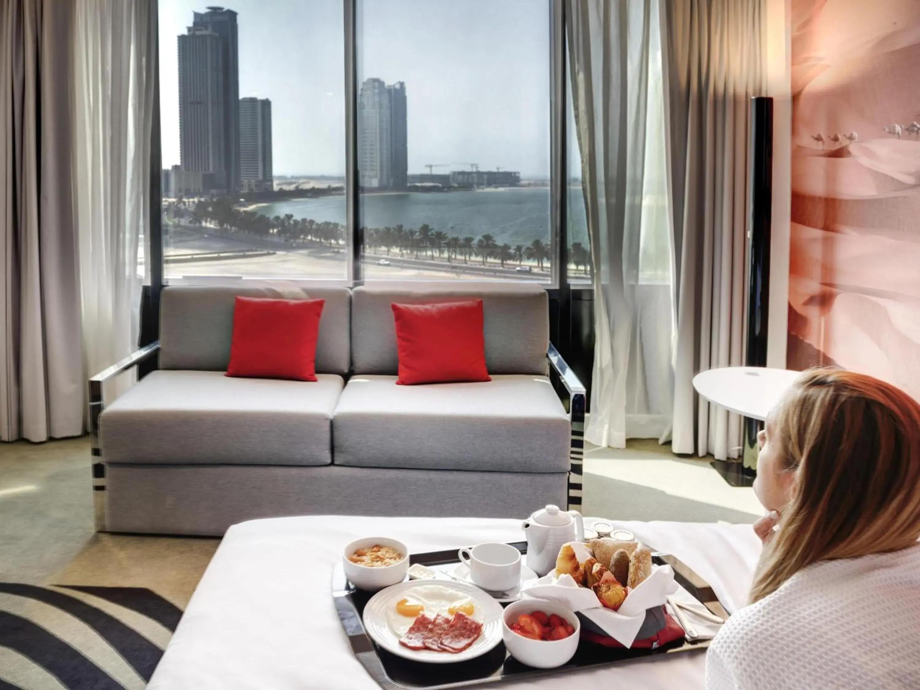 Superior Family Room with Lagoon View in Novotel Sharjah Expo Centre Superior Family Room with Lagoon View in Novotel Sharjah Expo Centre