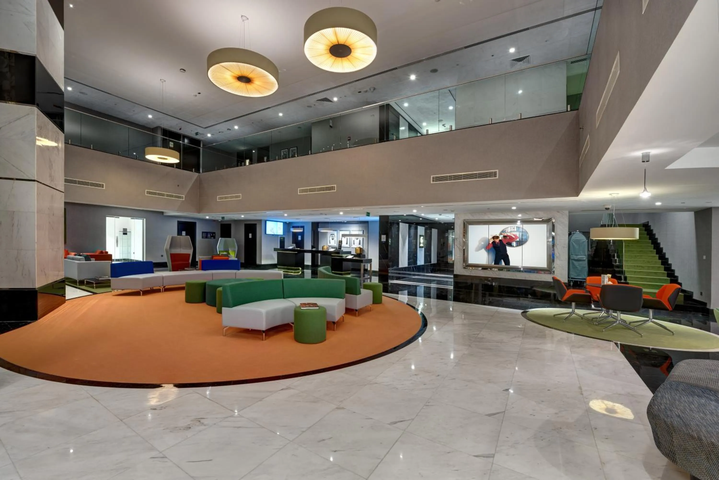 Lobby or reception in Novotel Sharjah Expo Centre