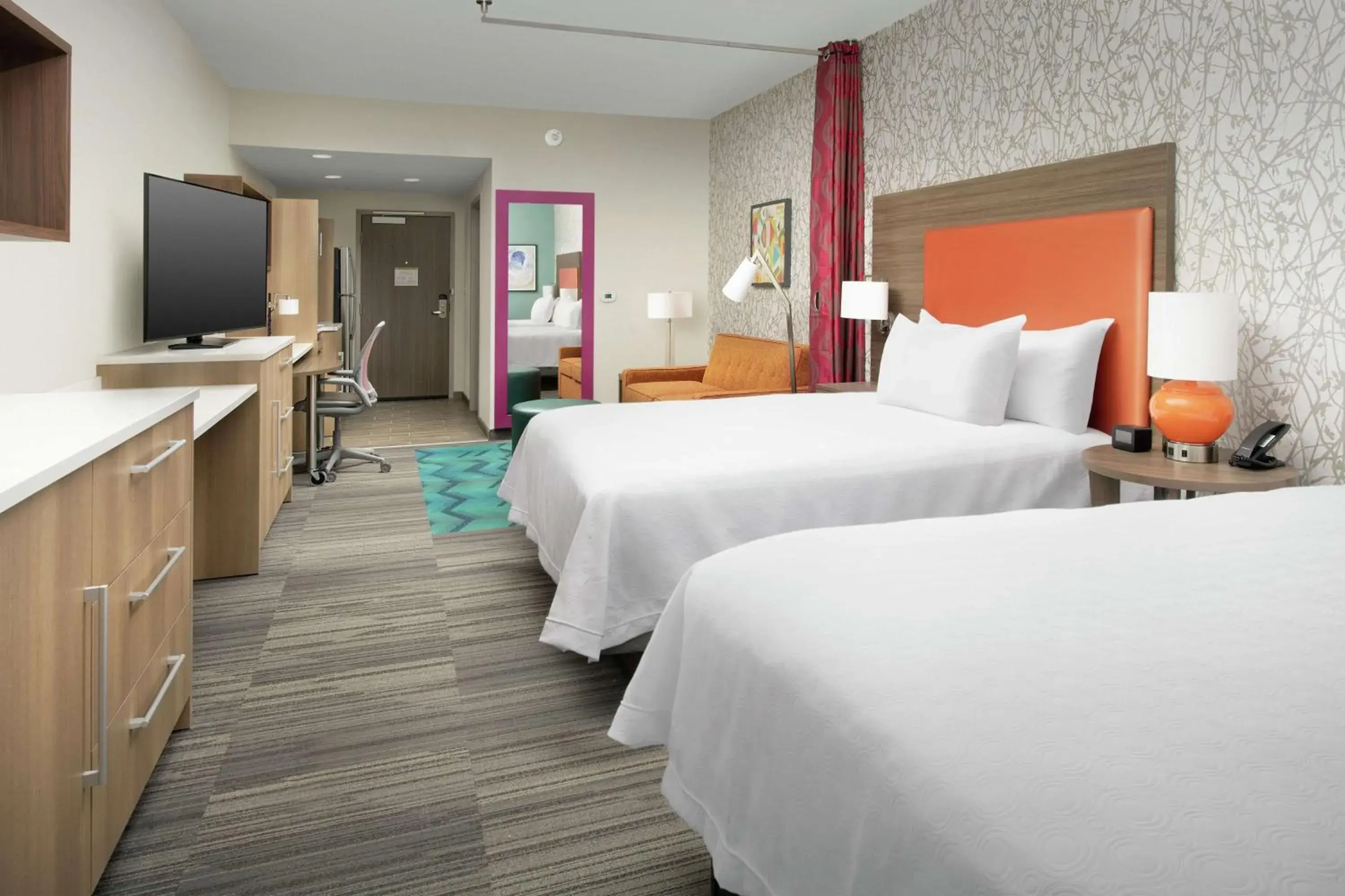 Bedroom, Bed in Home2 Suites by Hilton Lakeland South Polk Parkway Bedroom, Bed in Home2 Suites by Hilton Lakeland South Polk Parkway