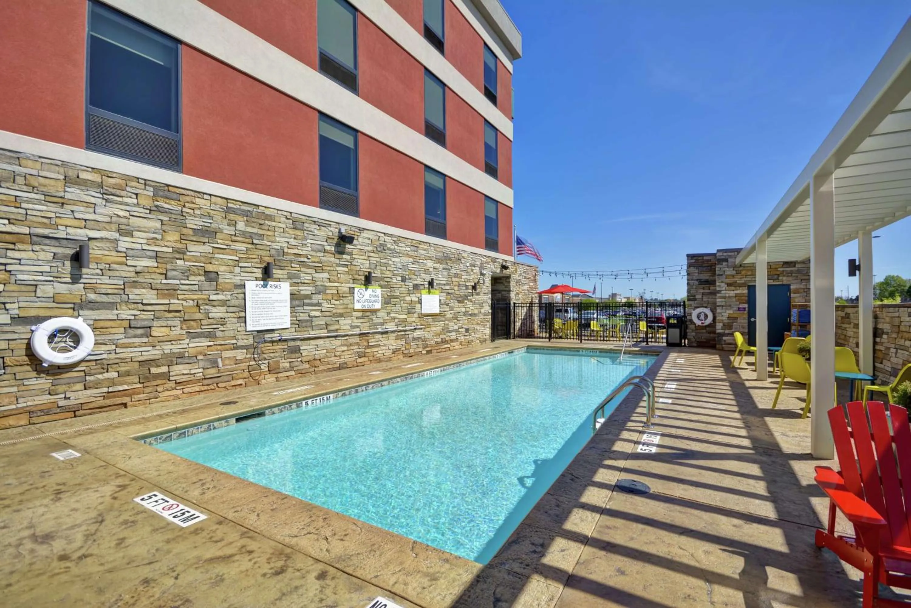 Pool view in Home2 Suites By Hilton Warner Robins