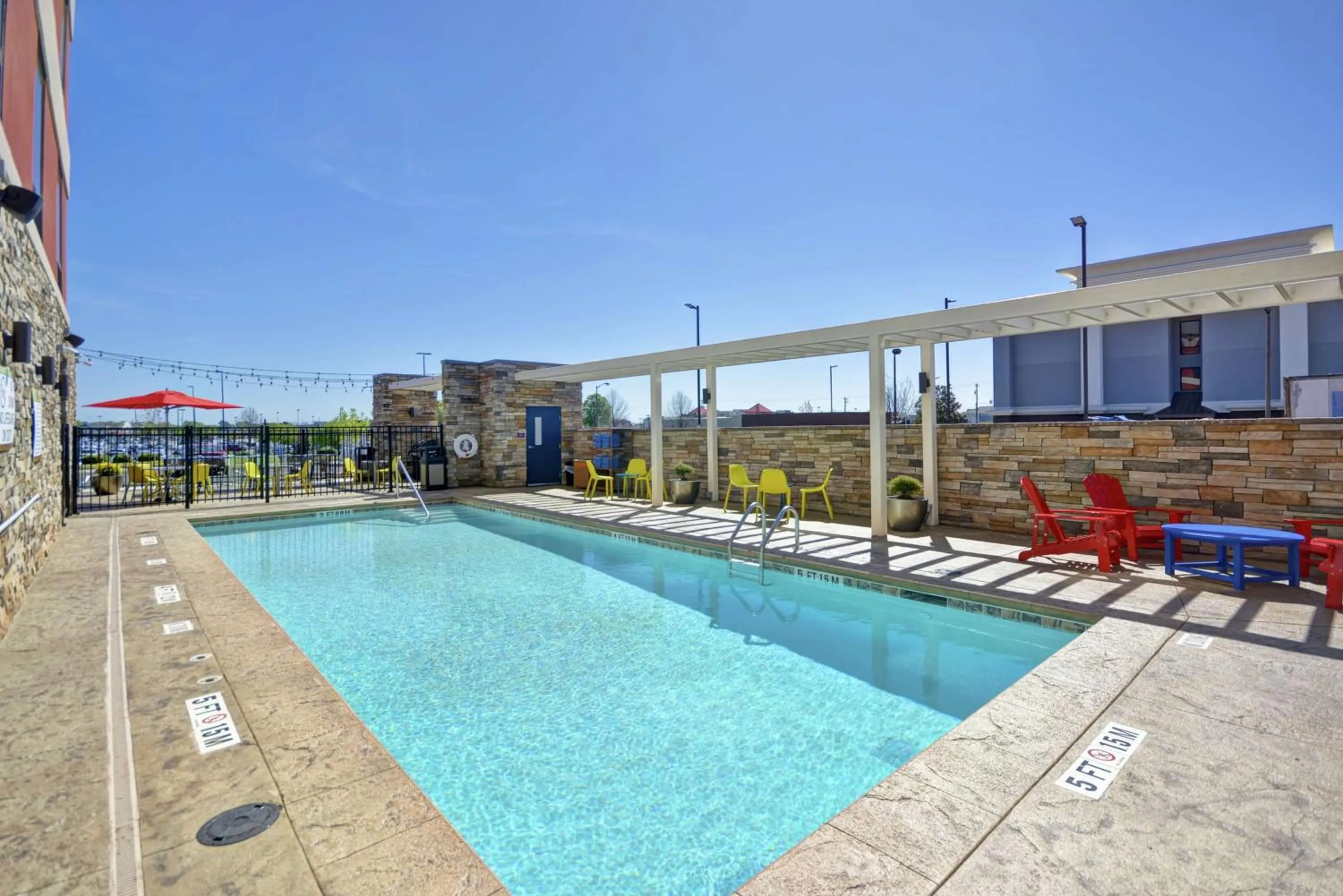 Pool view in Home2 Suites By Hilton Warner Robins