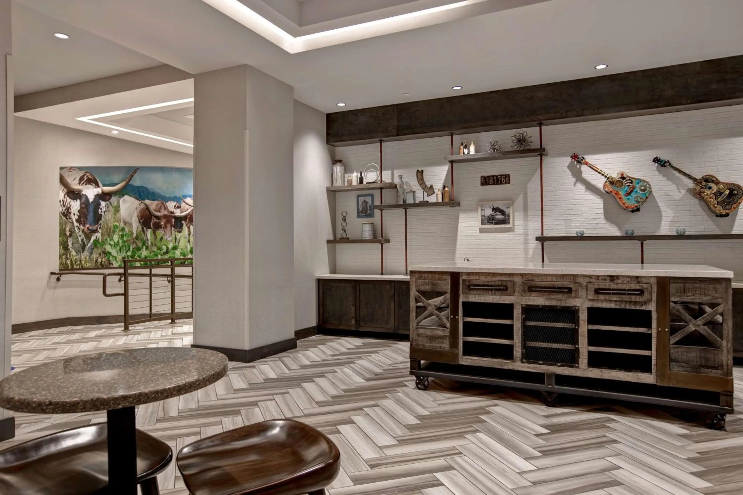 Dining area in Hampton Inn & Suites San Antonio Riverwalk