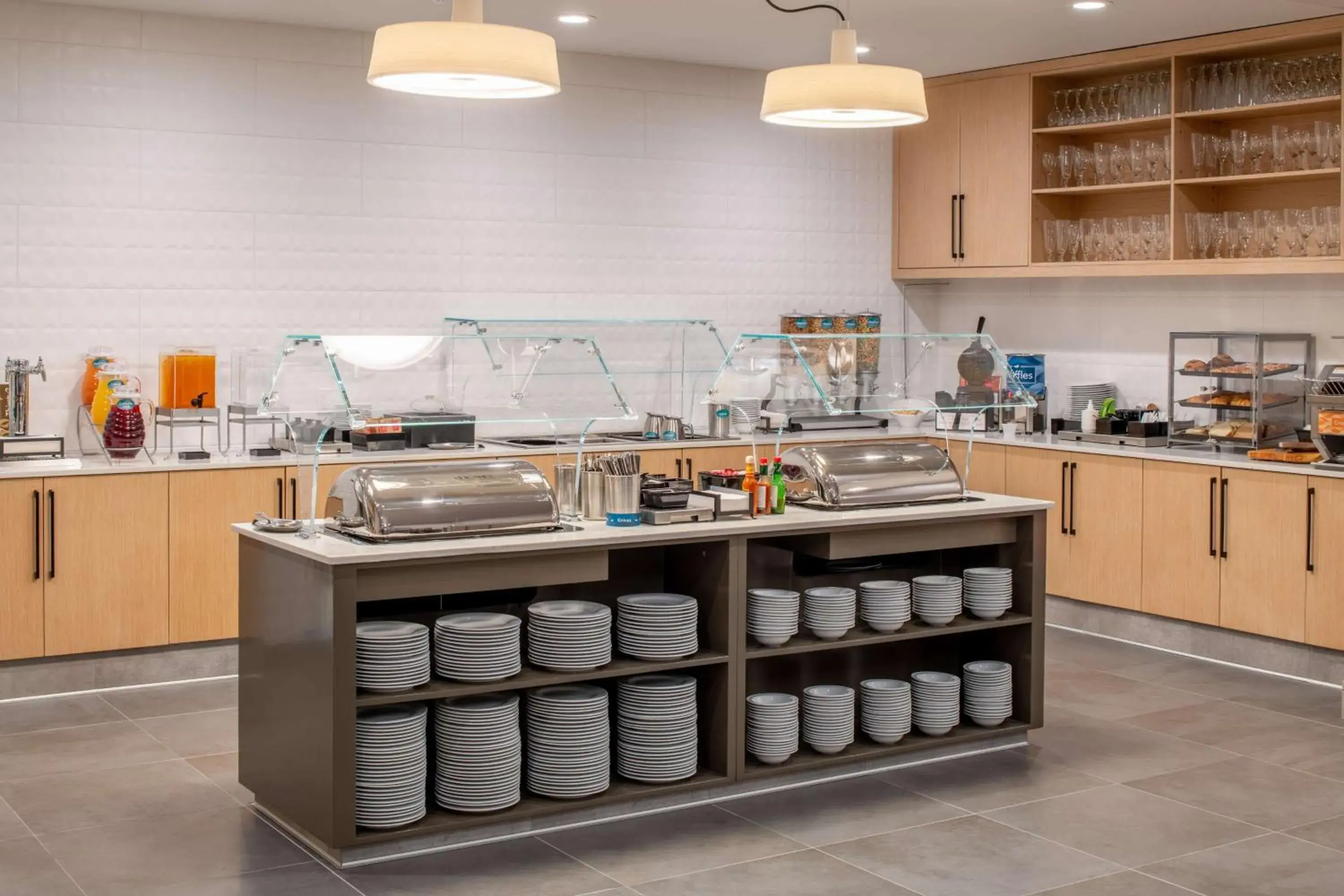 Breakfast in Homewood Suites By Hilton Belmont Breakfast in Homewood Suites By Hilton Belmont