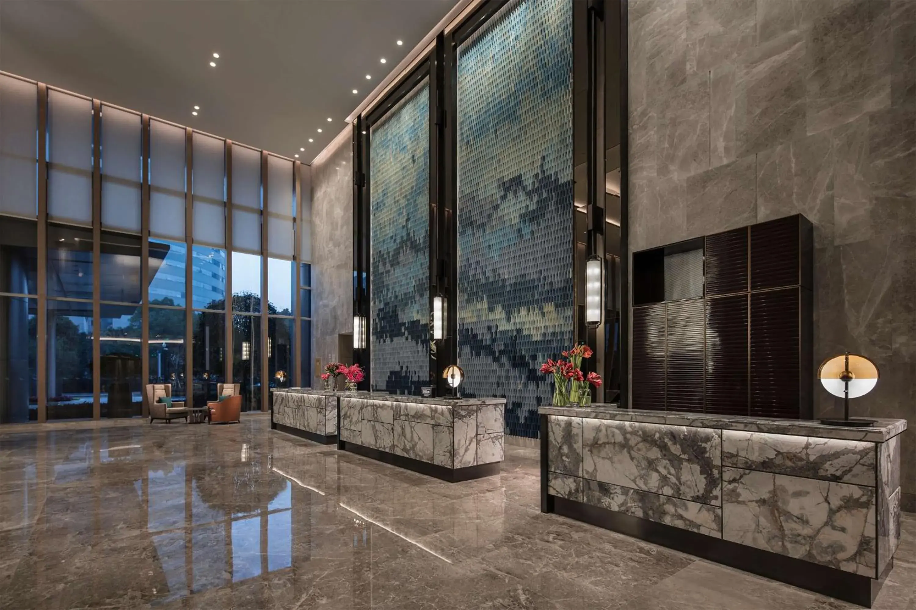 Lobby or reception in Hilton Taizhou Lobby or reception in Hilton Taizhou