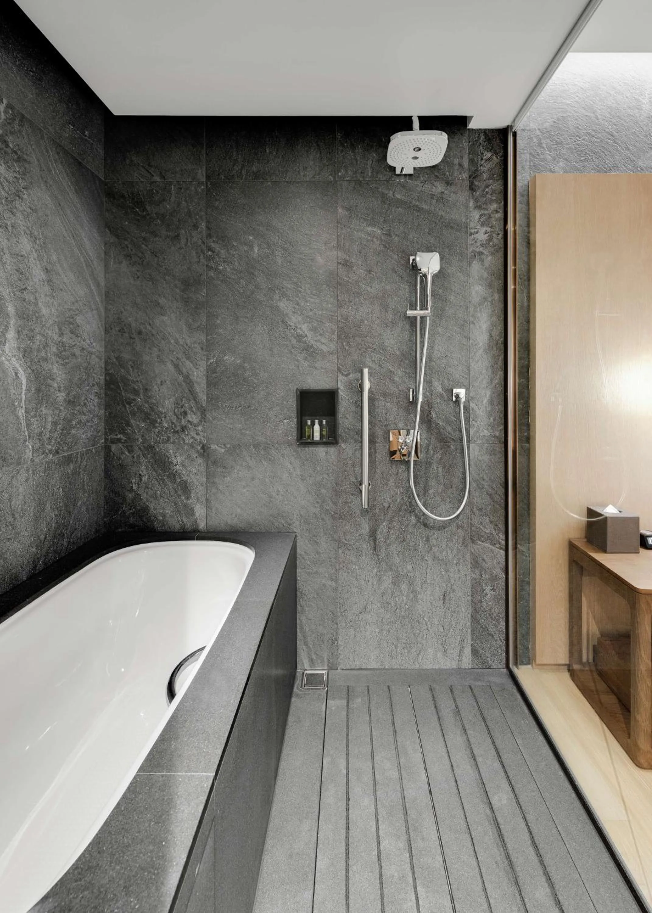 Bathroom in DoubleTree by Hilton Taipei Zhongshan