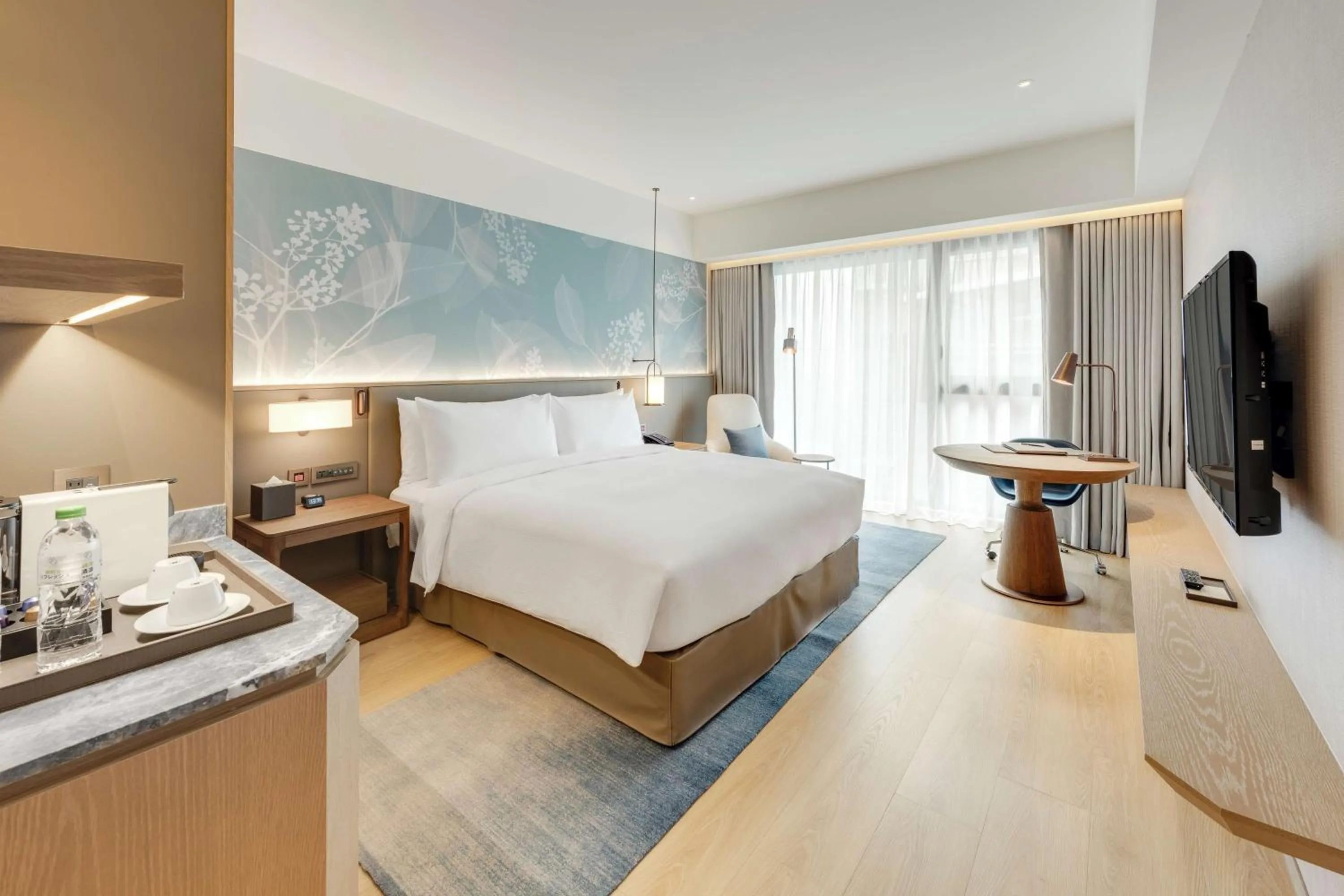 Bedroom, Bed in DoubleTree by Hilton Taipei Zhongshan