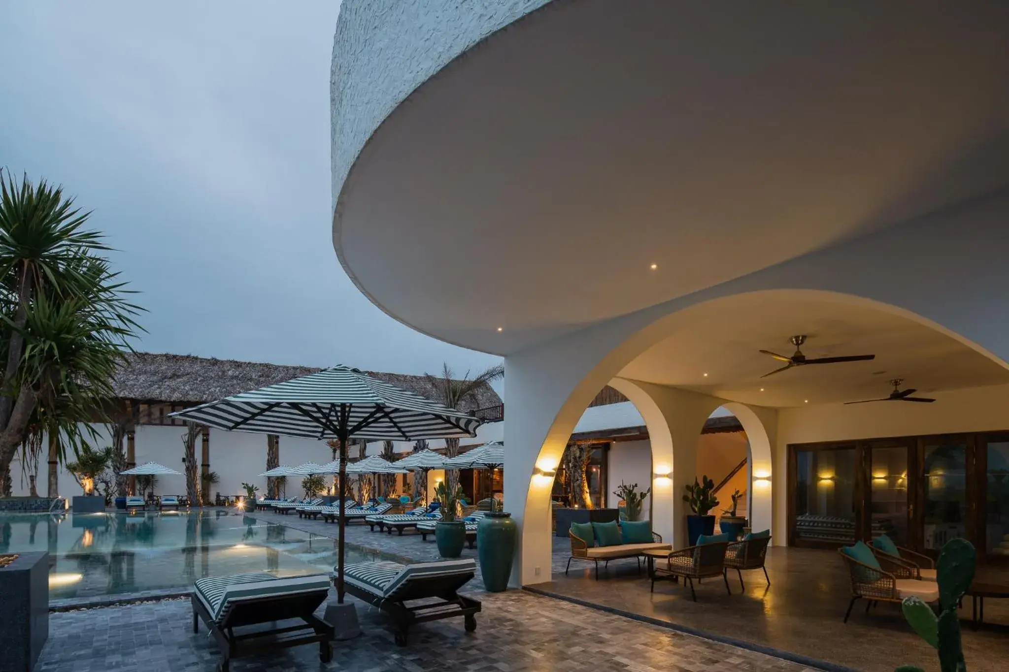 Swimming pool in Stelia Beach Resort Swimming pool in Stelia Beach Resort