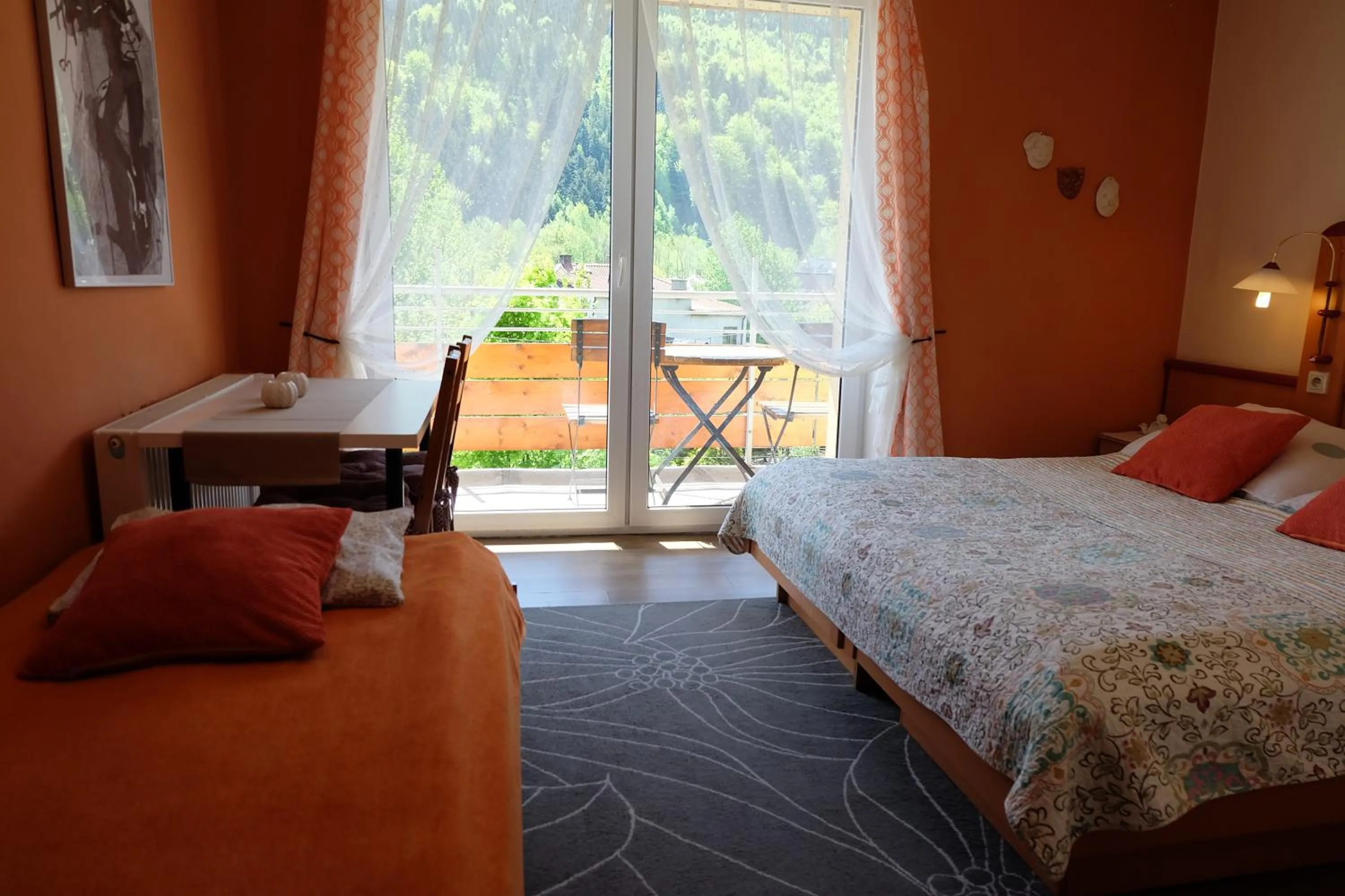 Bed in Willa Pod Aniołem - Pokoje Gościnne & Apartamenty z widokiem na góry