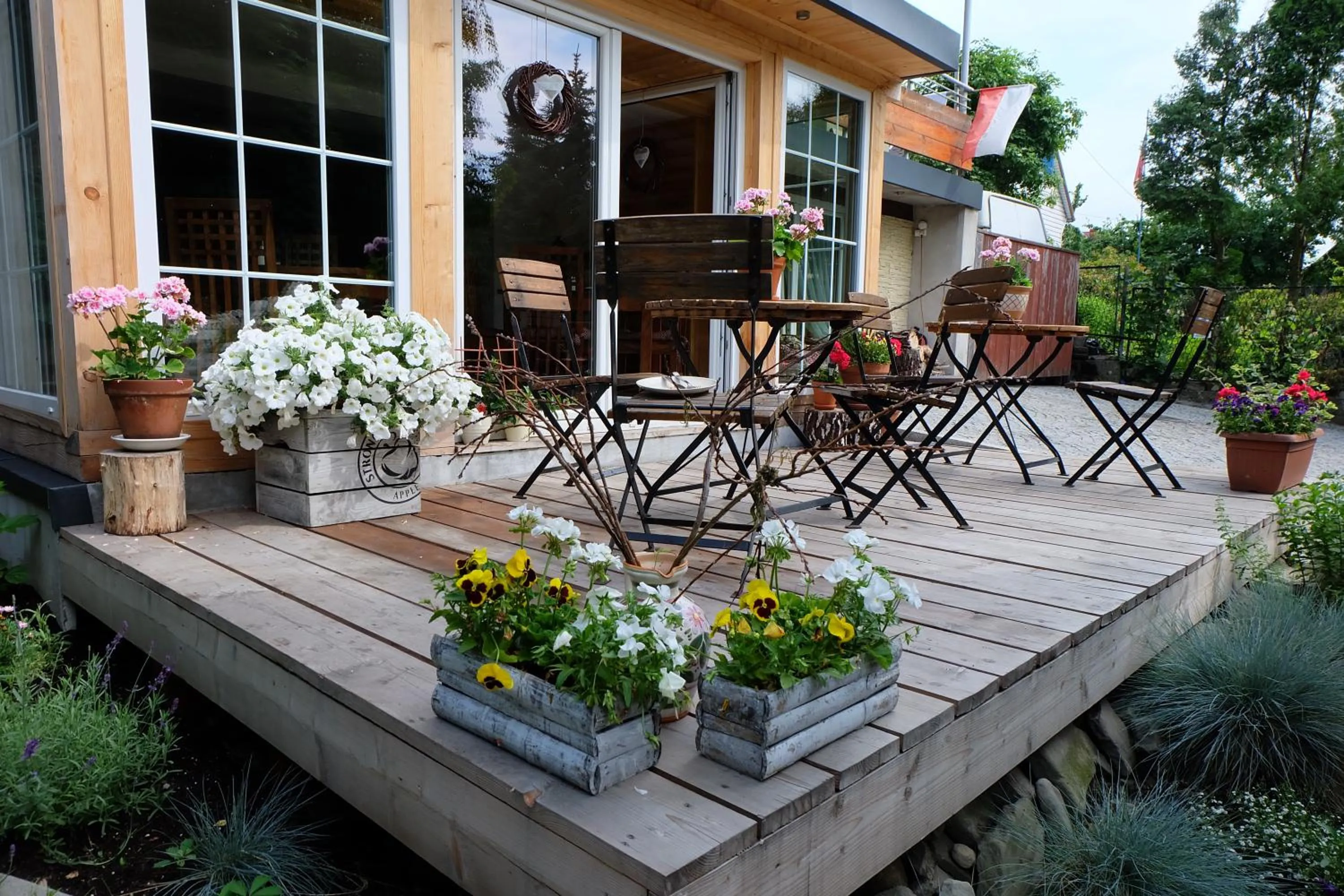 Balcony/Terrace in Willa Pod Aniołem - Pokoje Gościnne & Apartamenty z widokiem na góry