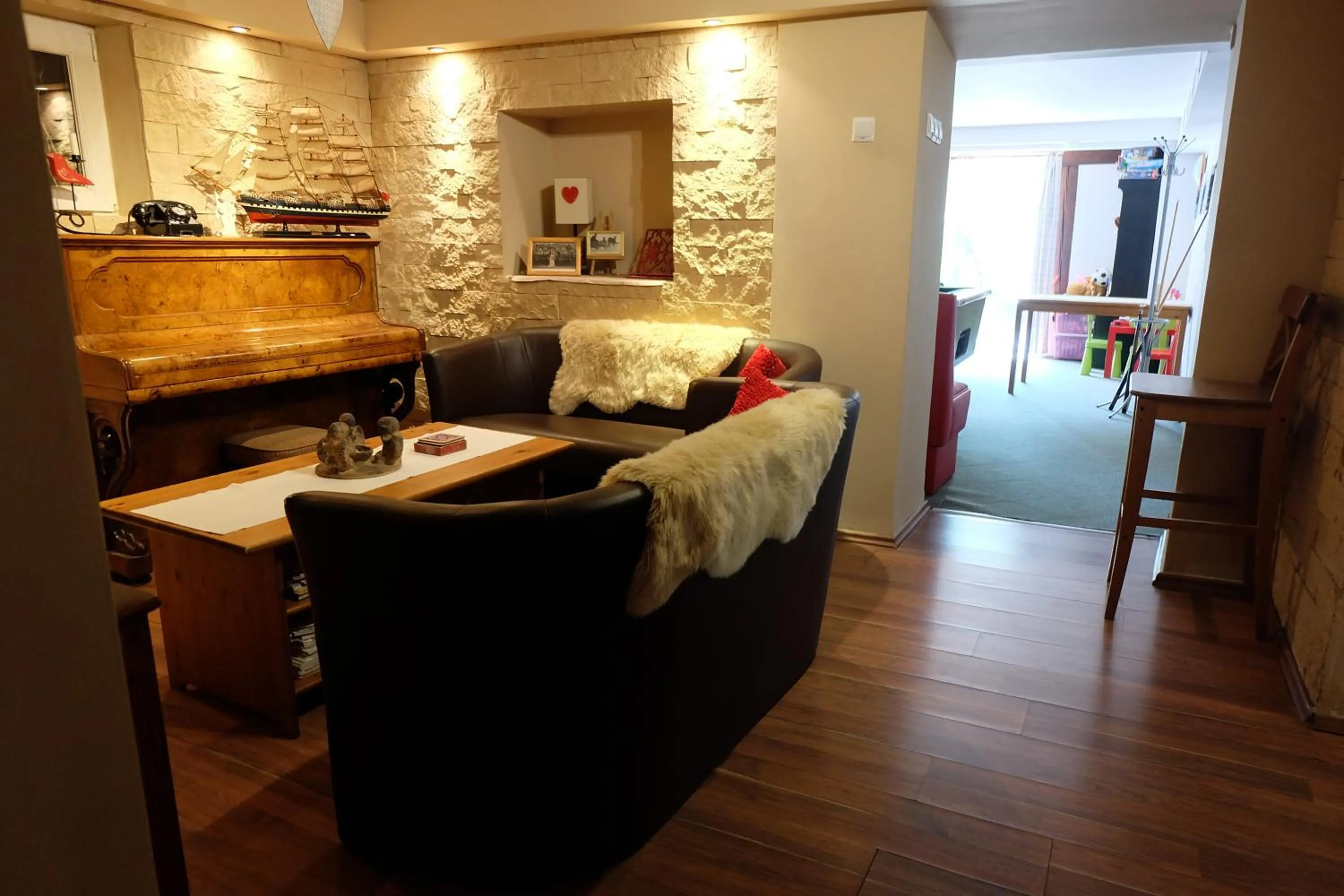 Seating area in Willa Pod Aniołem - Pokoje Gościnne & Apartamenty z widokiem na góry