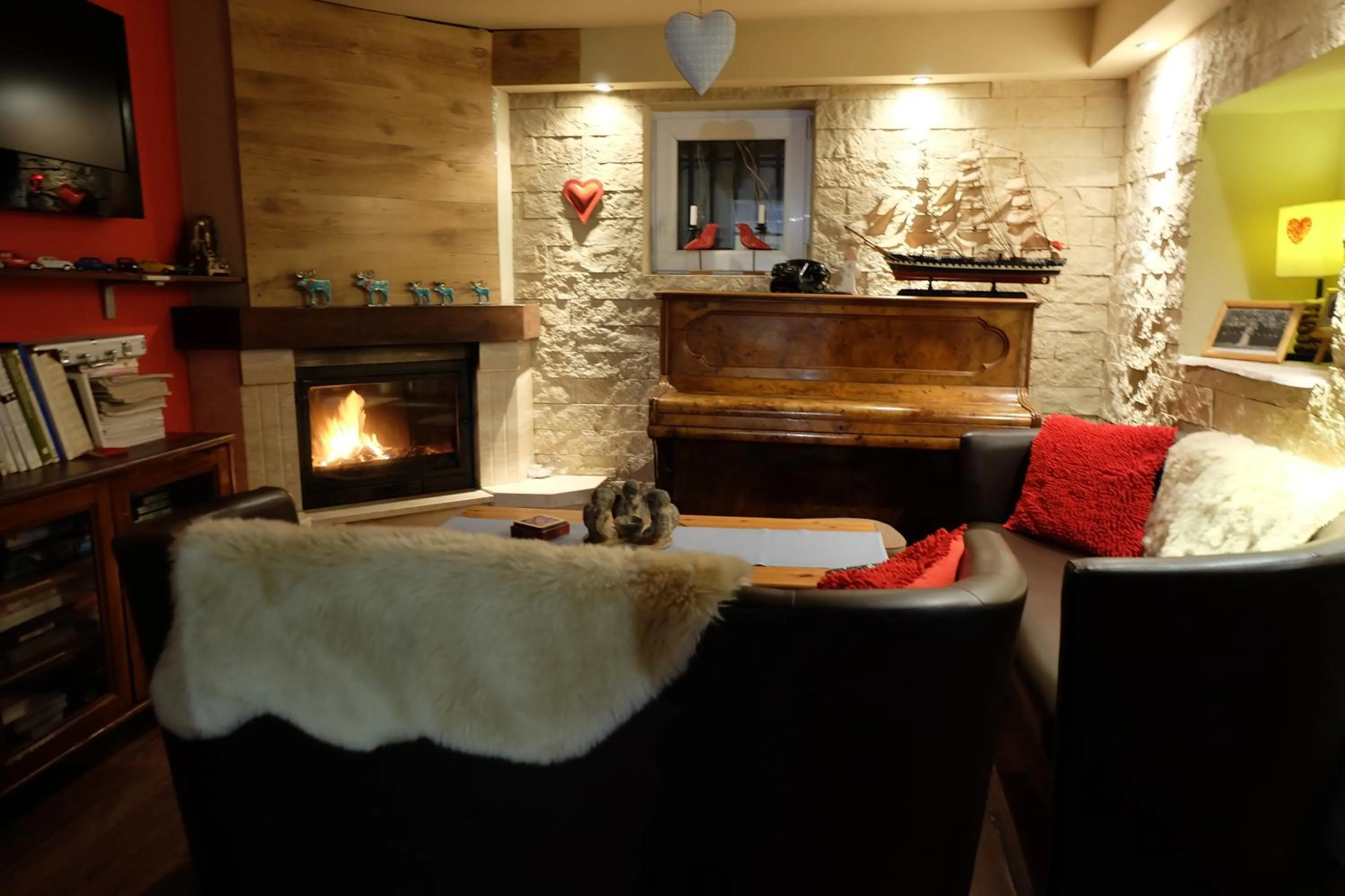 Seating area in Willa Pod Aniołem - Pokoje Gościnne & Apartamenty z widokiem na góry