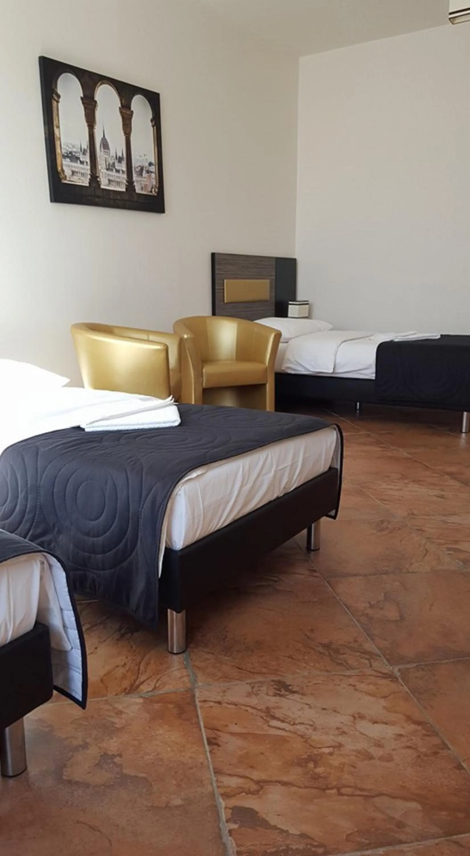 Seating area, Bed in Hotel Montenegro