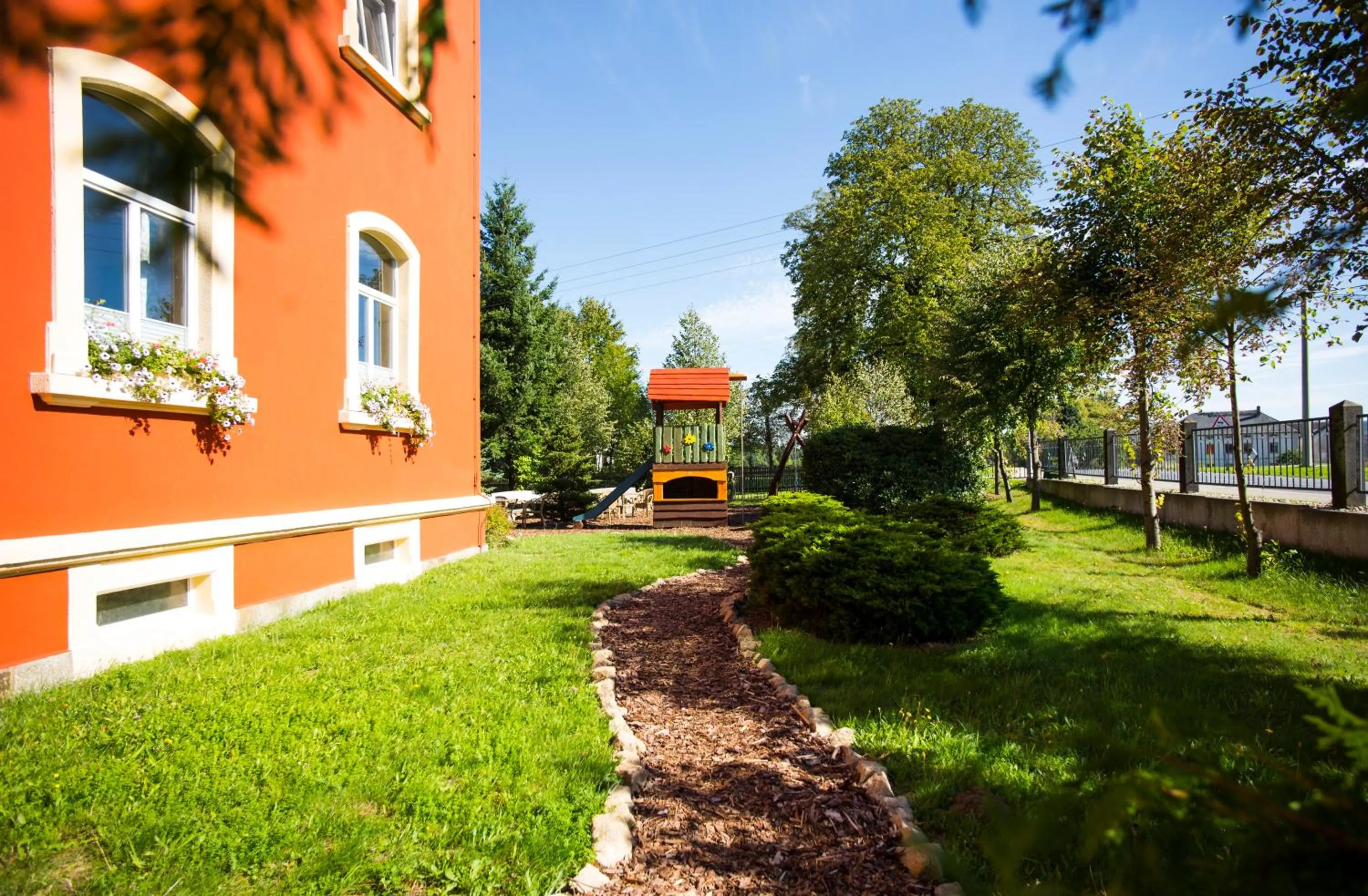 Garden view in Jägerhof Putzkau