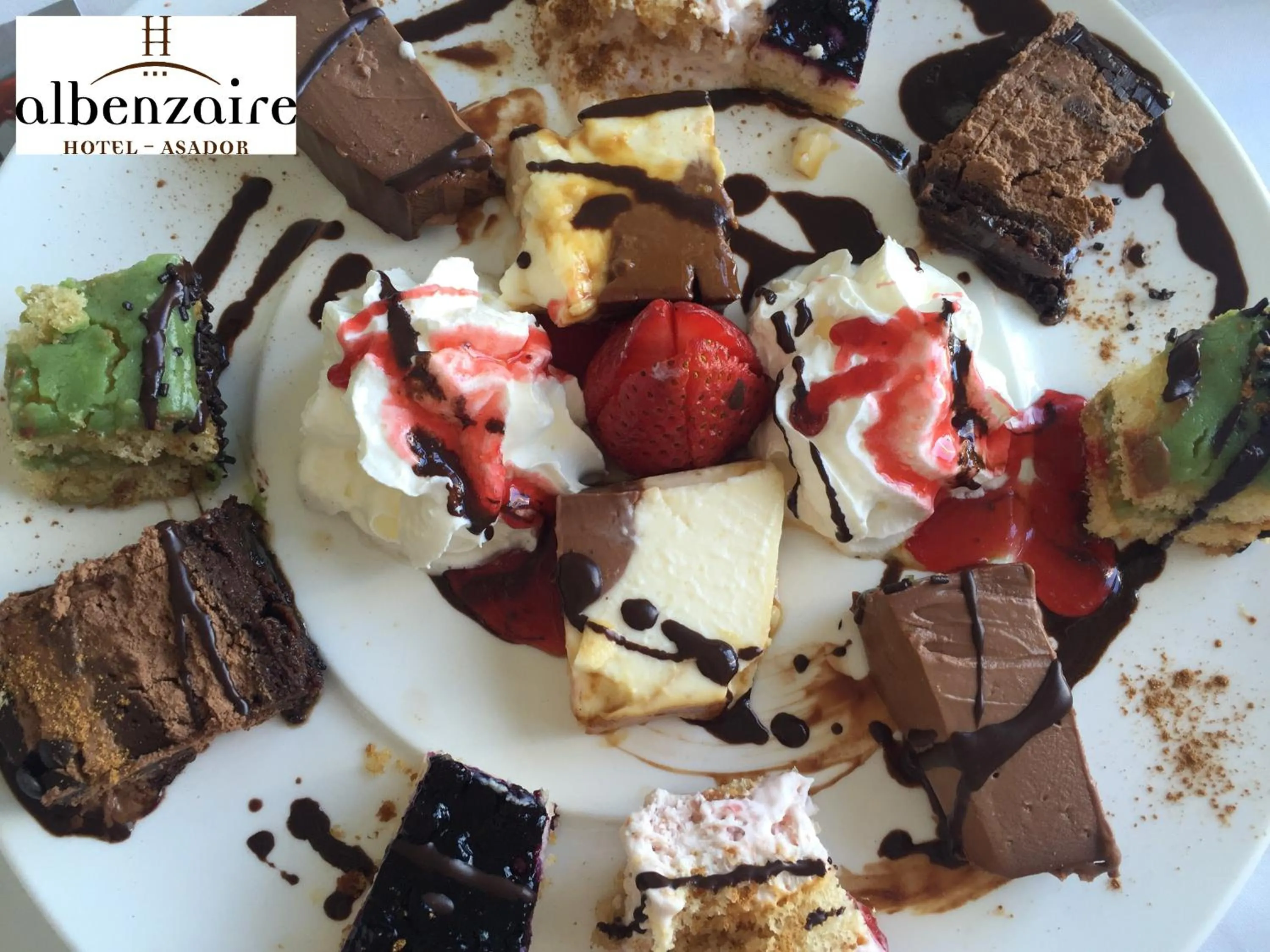 Food in Albenzaire Hotel Asador