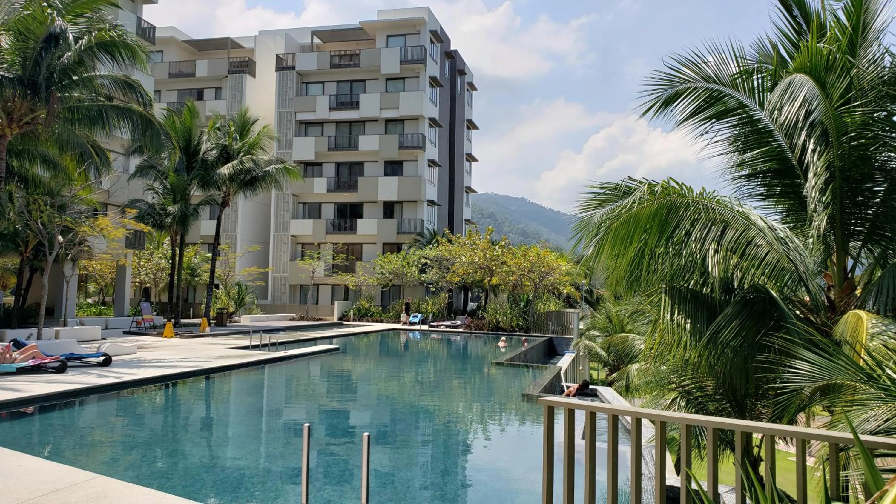 Swimming pool in By The Sea Beach Luxury Resort - Batu Ferringhi
