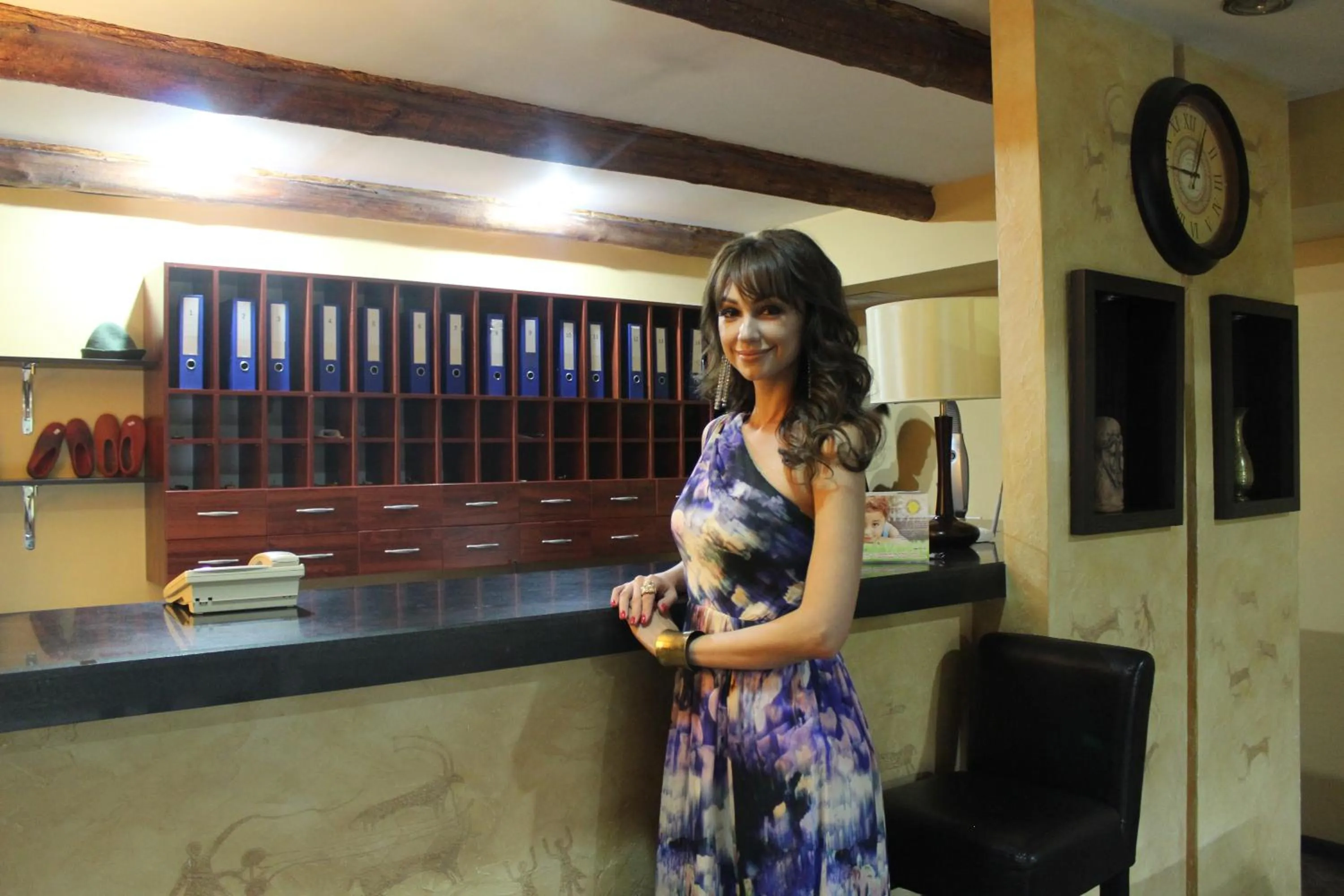 group of guests in Tian-Shan Hotel