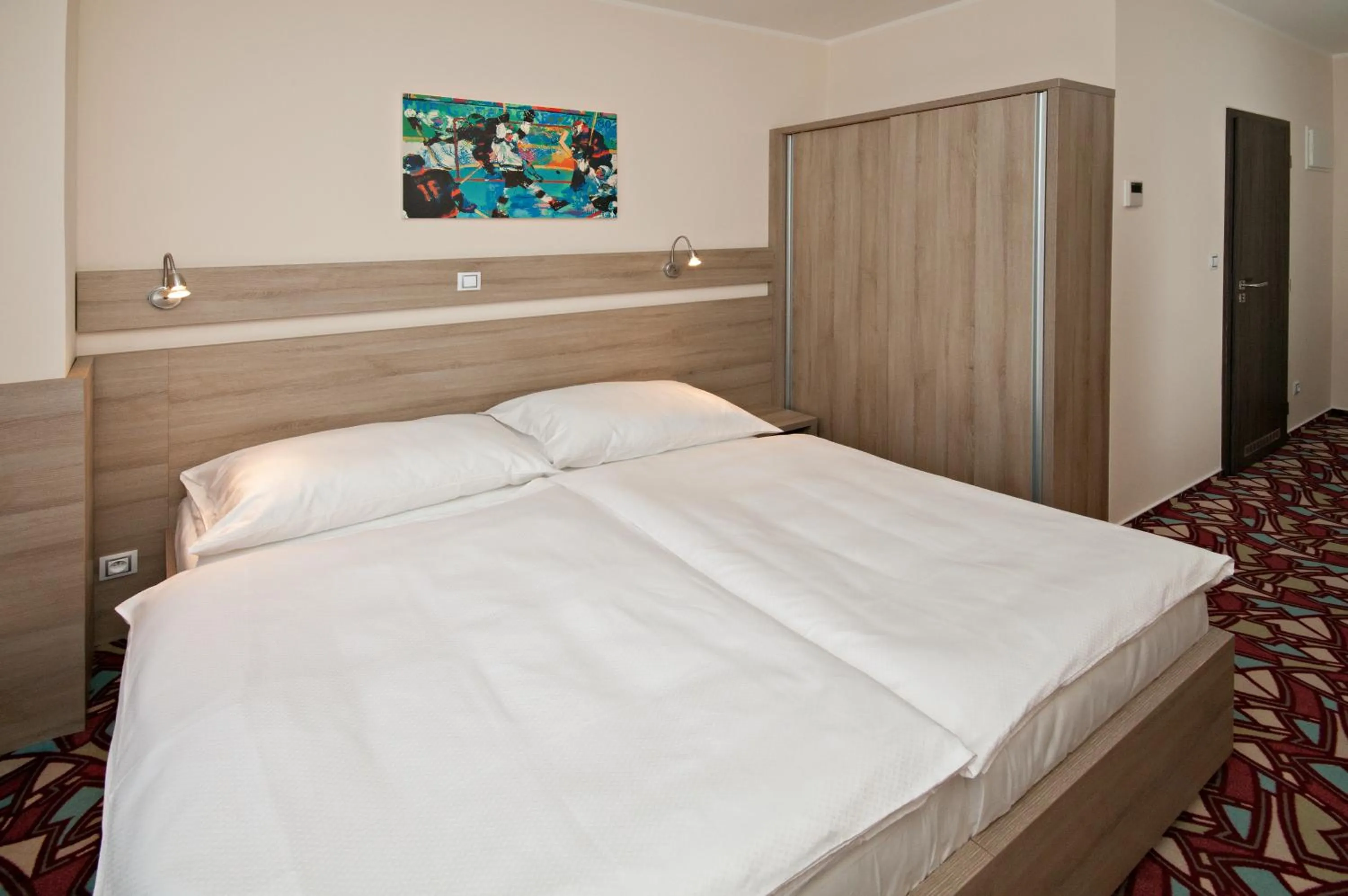 Bed in Hotel Arena