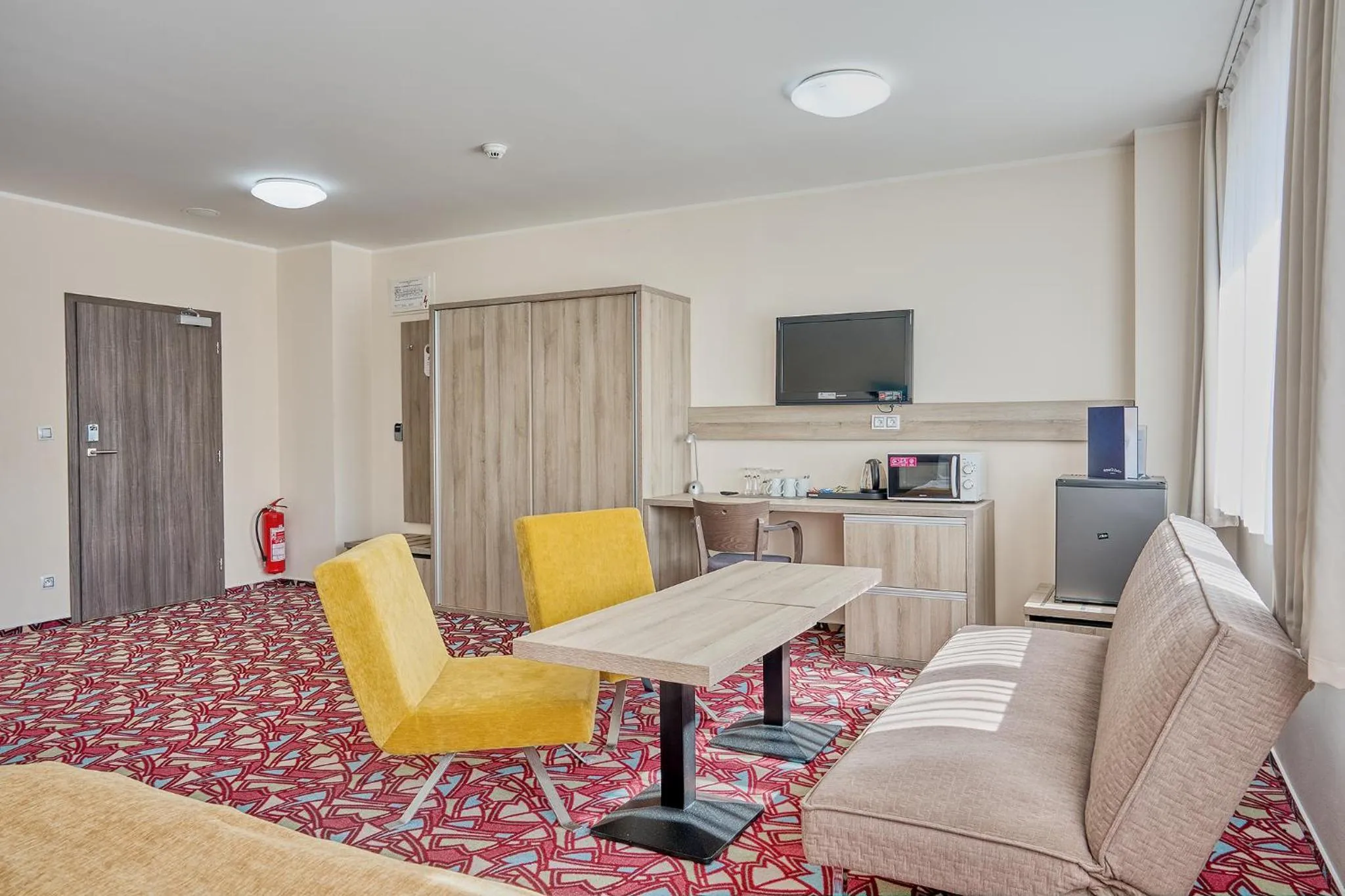 Seating area in Hotel Arena