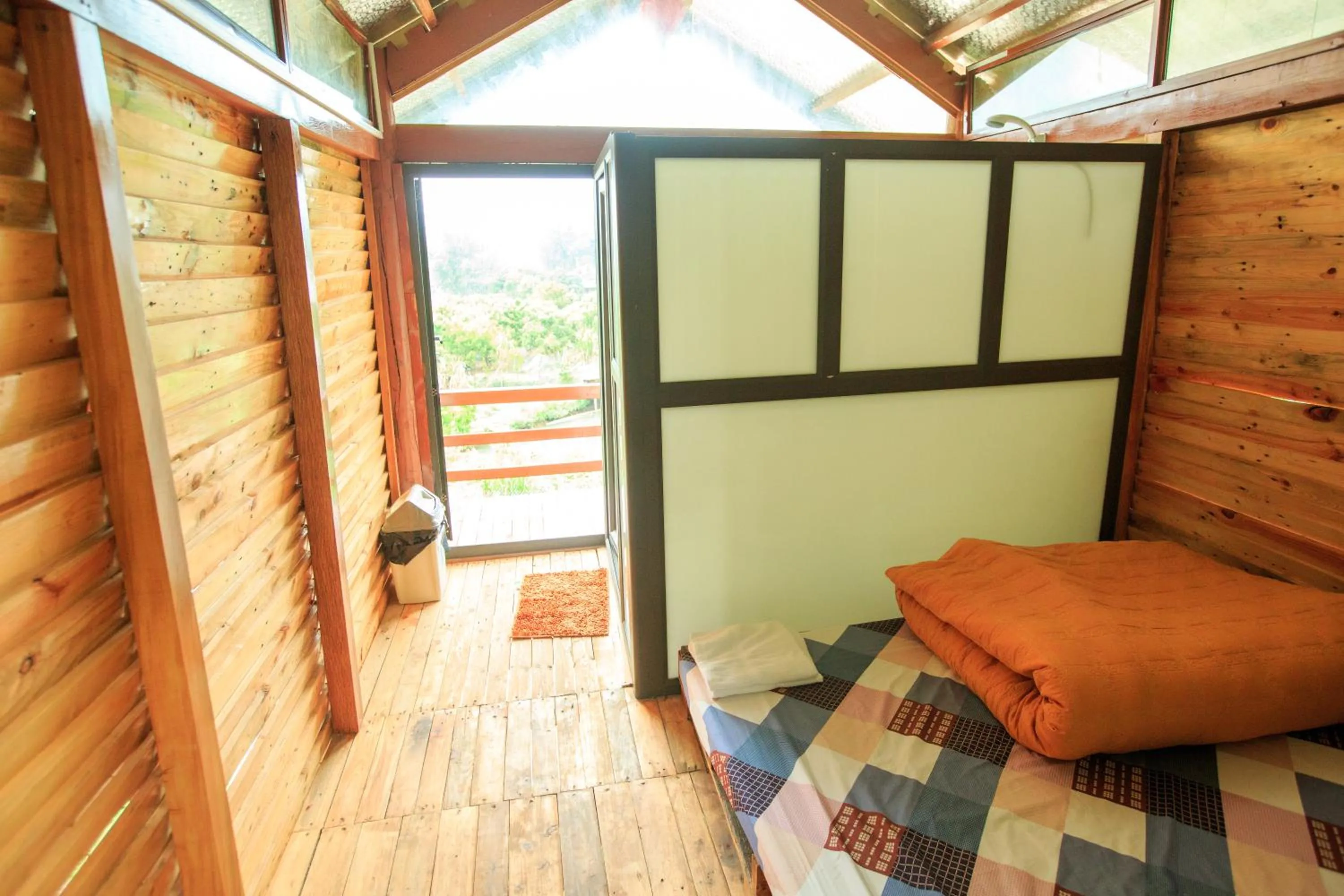Bed in Eco House Mộc Châu