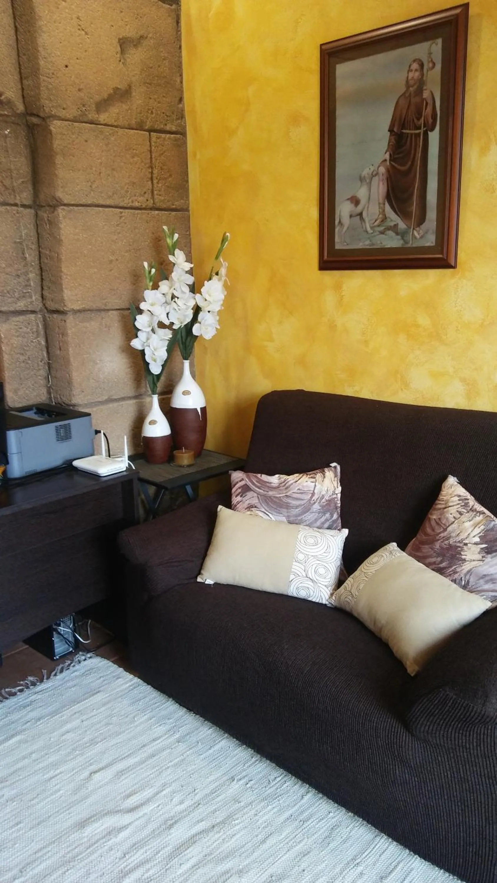 Lobby or reception in Hostal Sant Roc