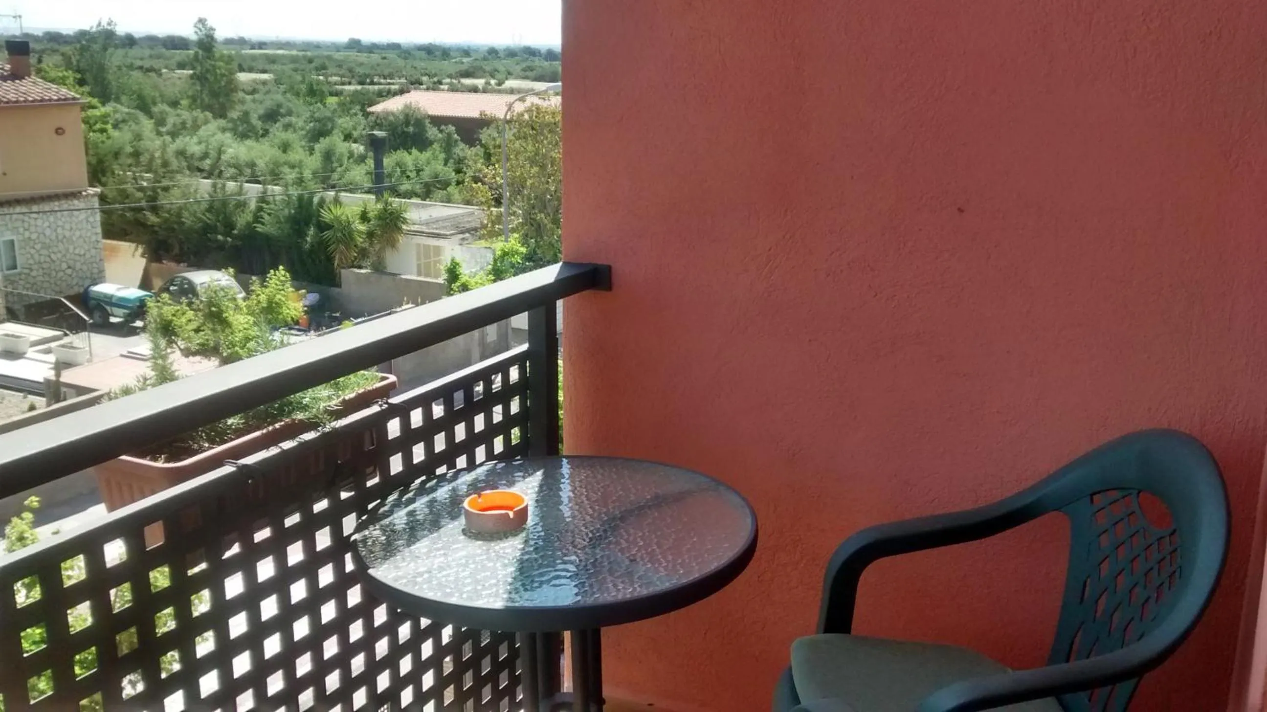 Balcony/Terrace in Hostal Sant Roc