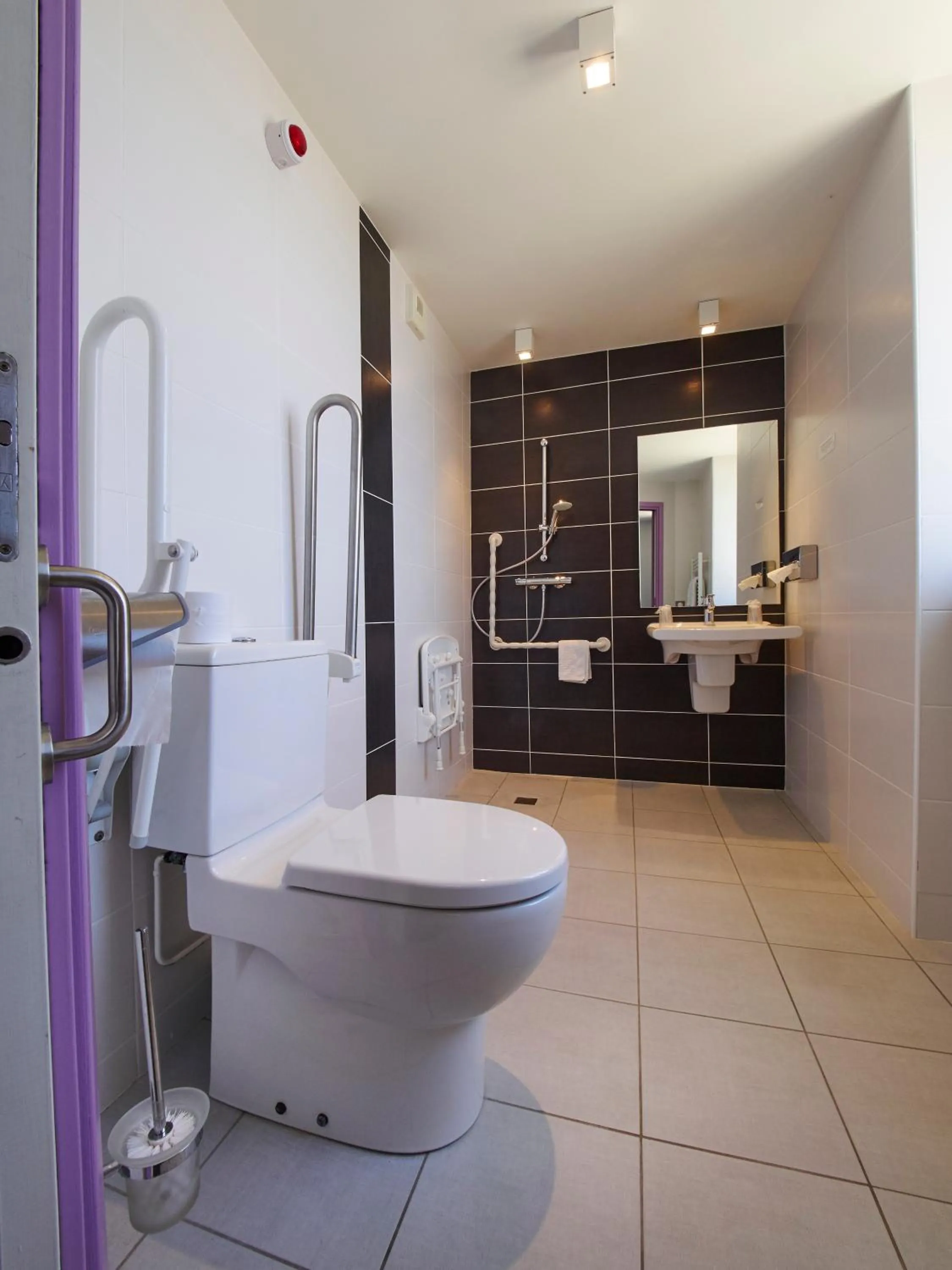 Bathroom in Logis Hotel Belle-Vue