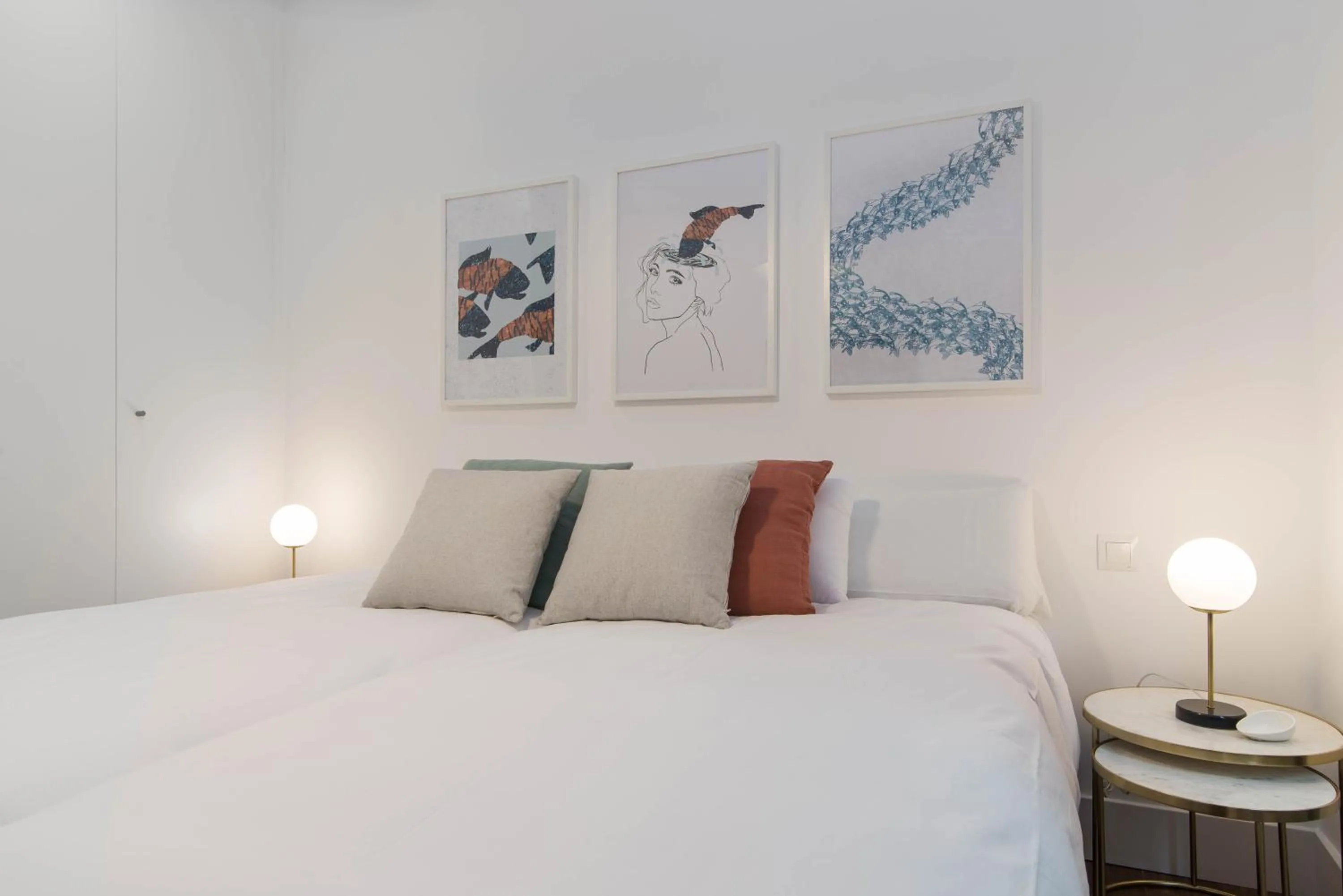 Bed in Preciados Gran Via Luxury Callao