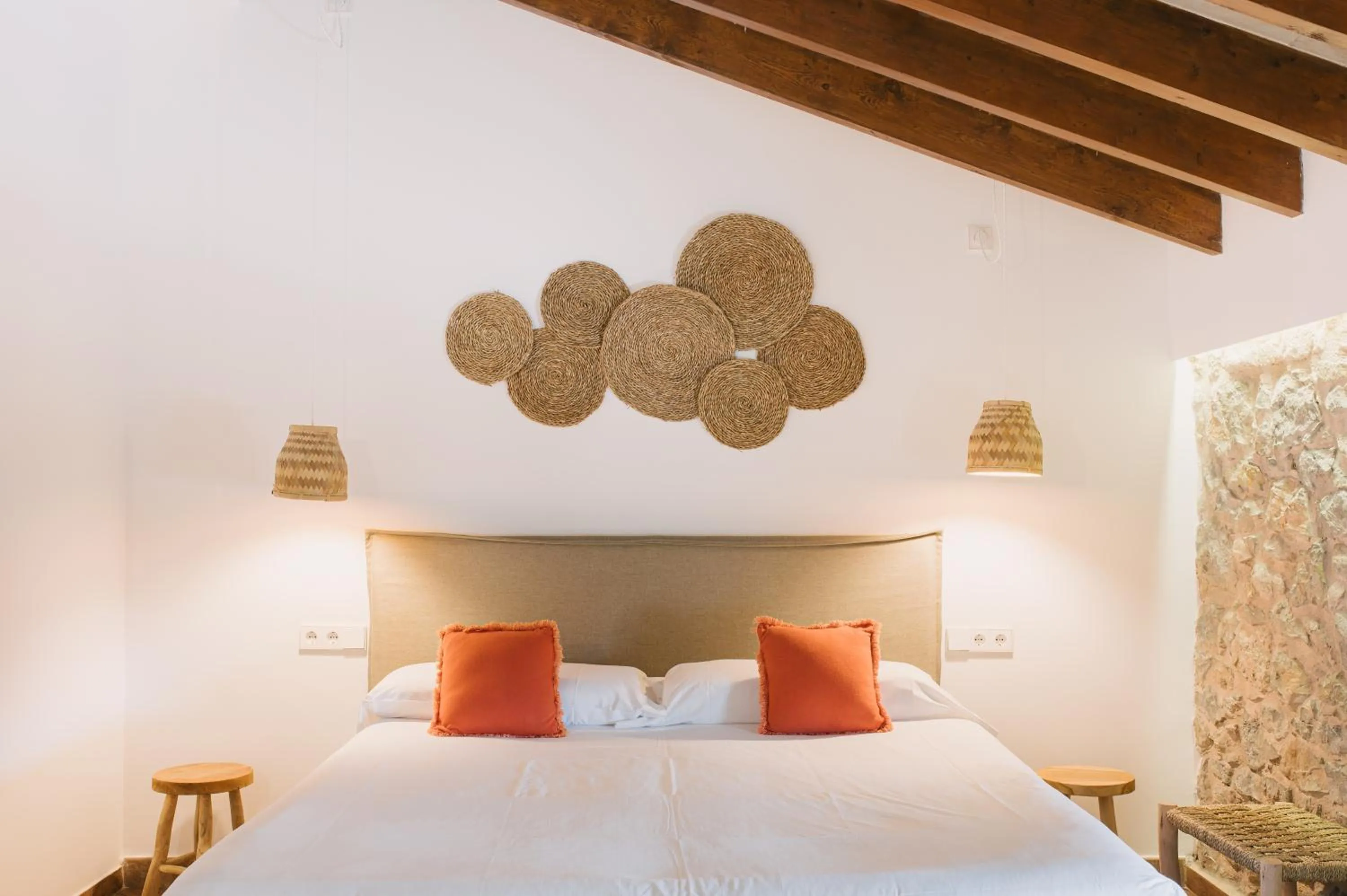 Bed in Curolla Petit Hotel