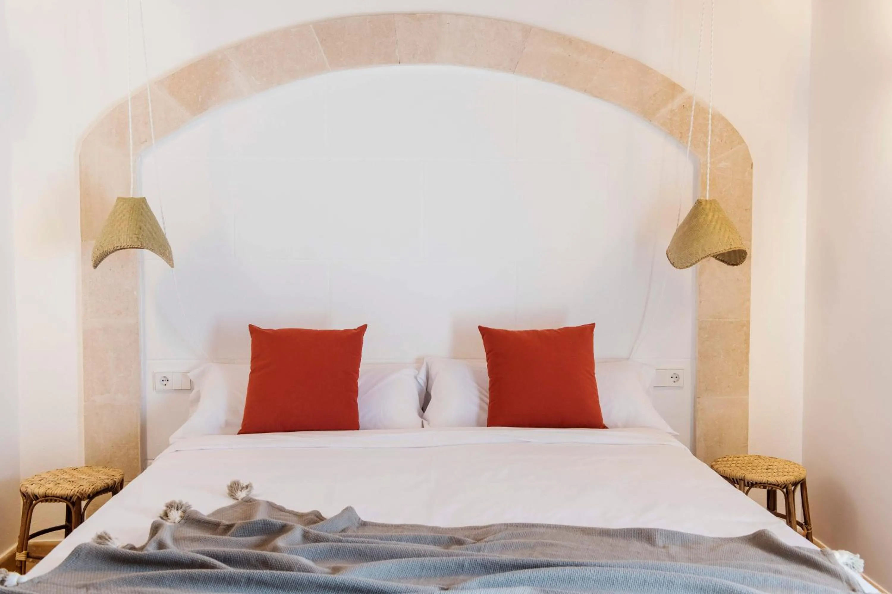 Bed in Curolla Petit Hotel