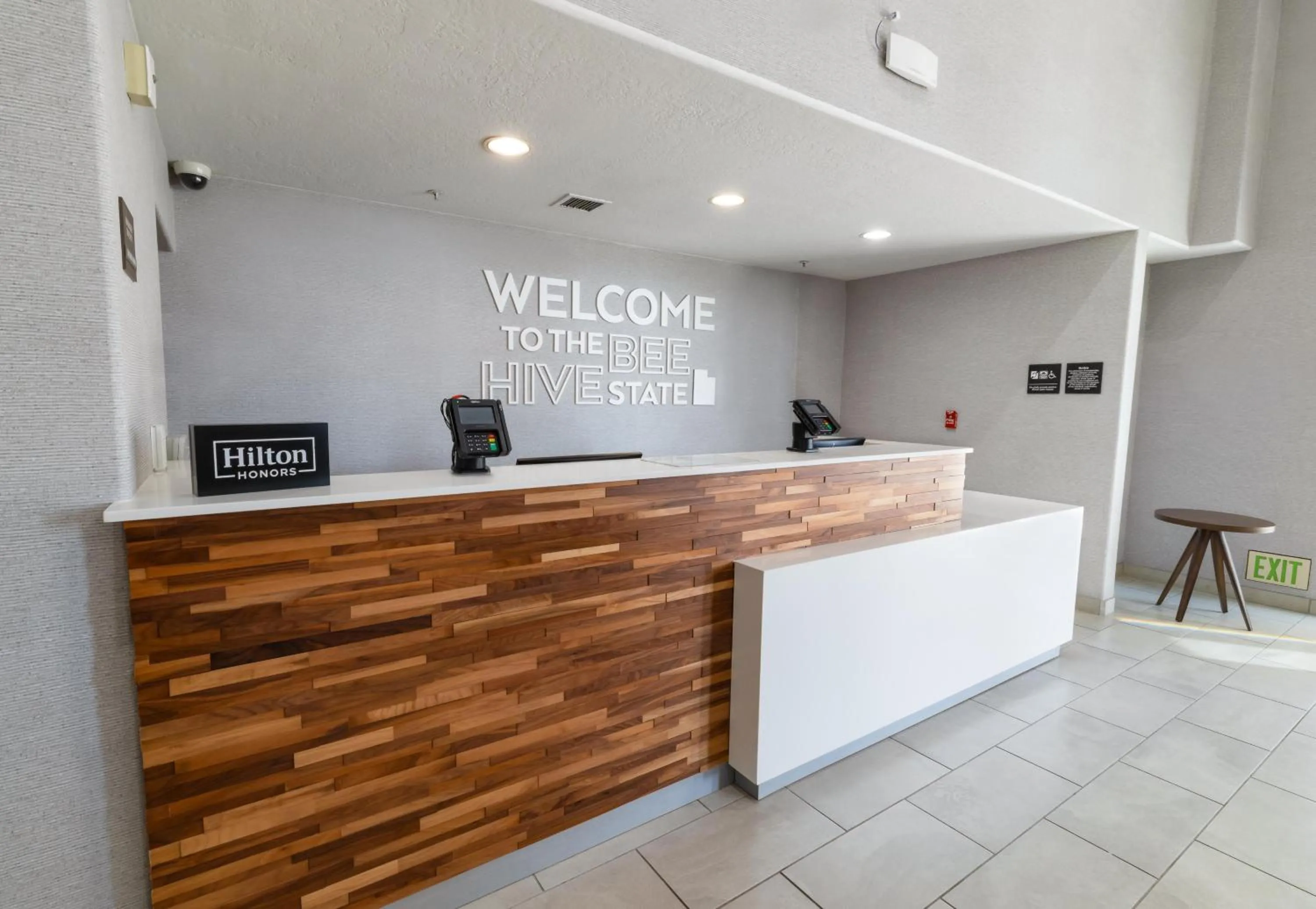 Lobby or reception in Hampton Inn & Suites Salt Lake City Airport