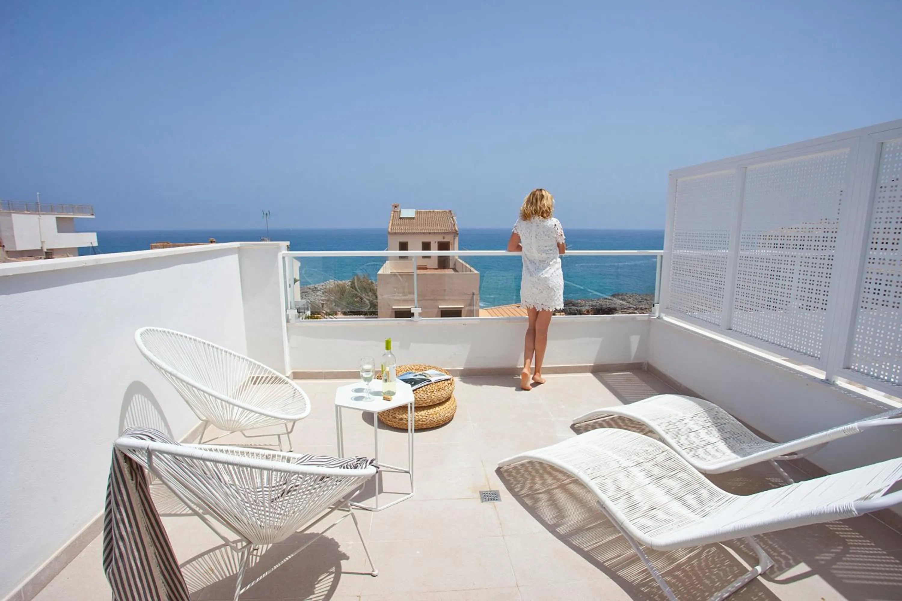 Balcony/Terrace in BJ Cala Morlanda Estudios