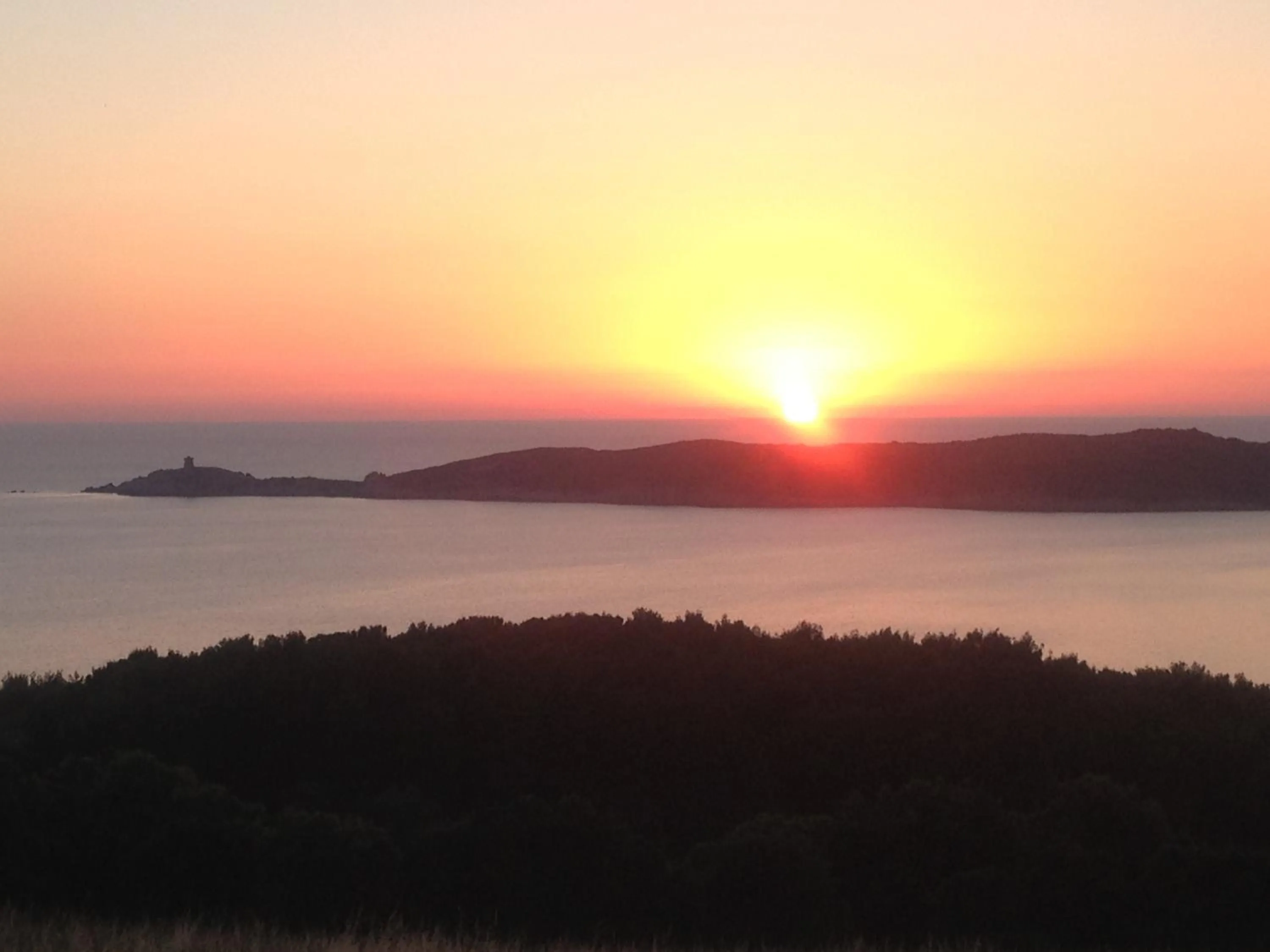 Sunset in Hotel & Restaurant le Saint Jean