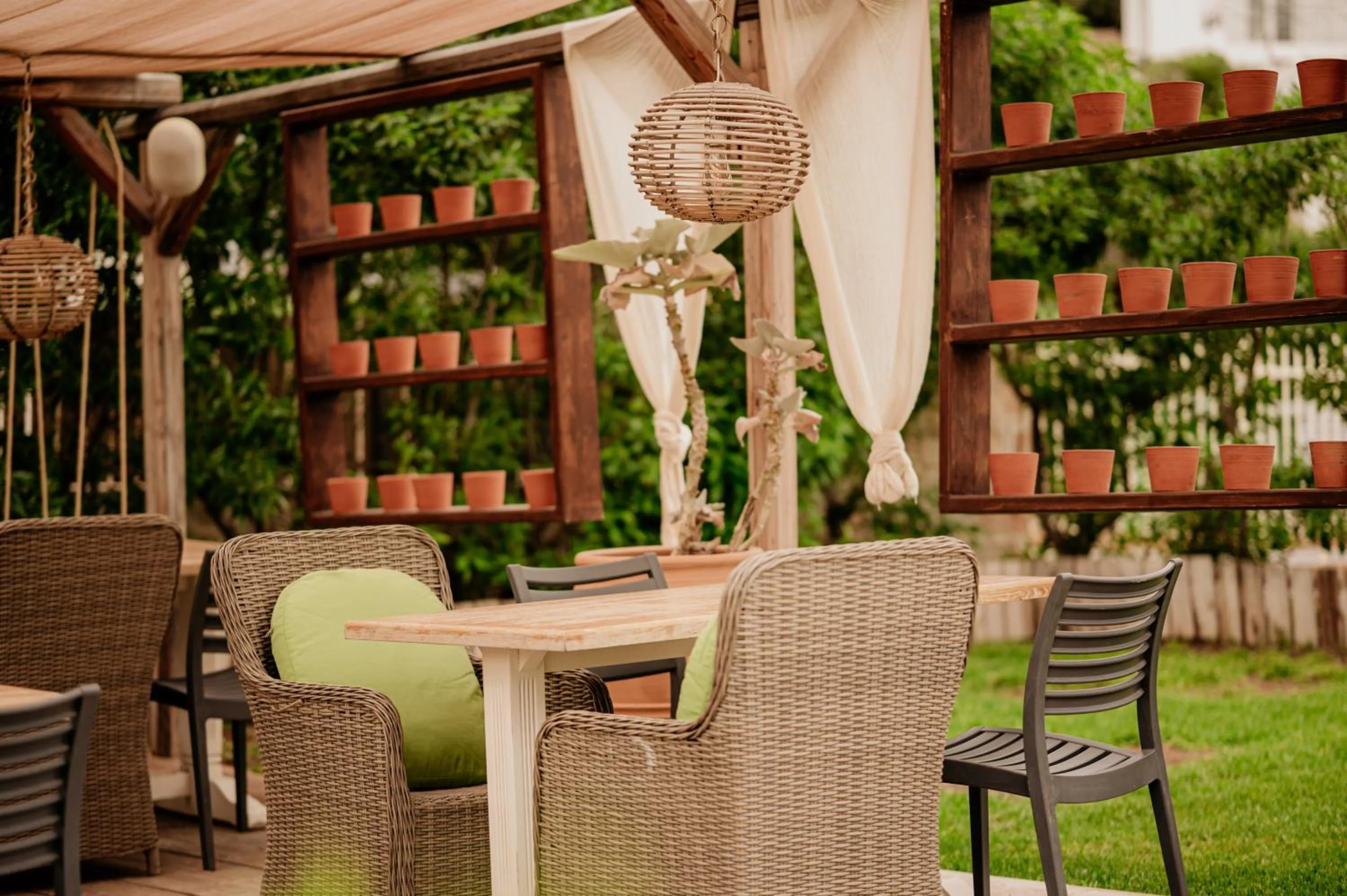 Patio in Iphigenia Mythic Retreat