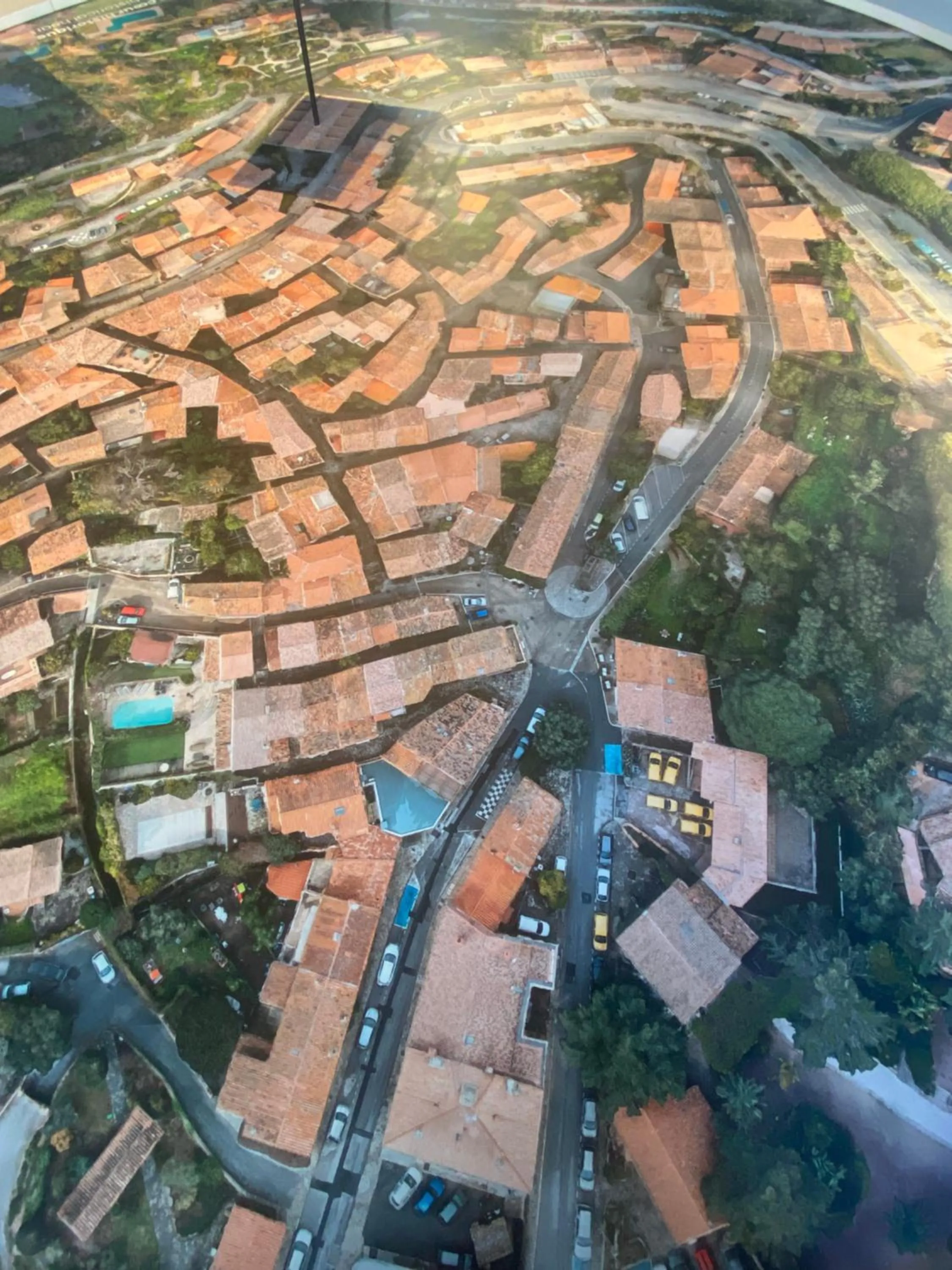 Bird's eye view in Coeur de village