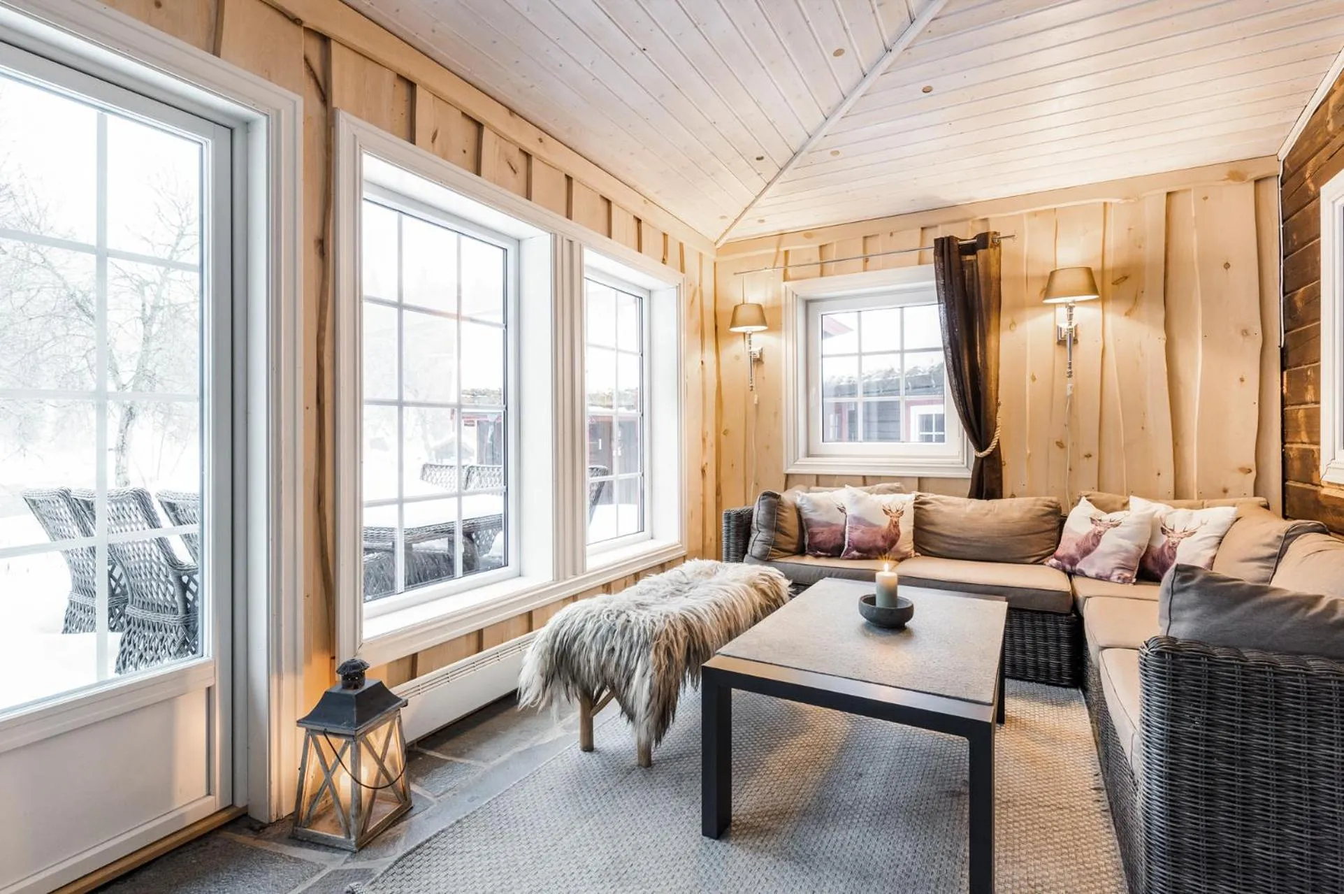 Communal lounge/ TV room in Namsentunet