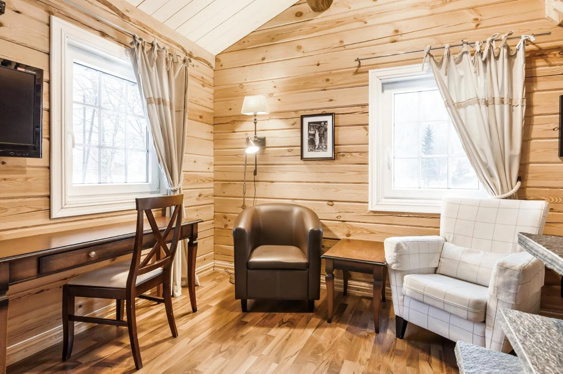 Seating area in Namsentunet