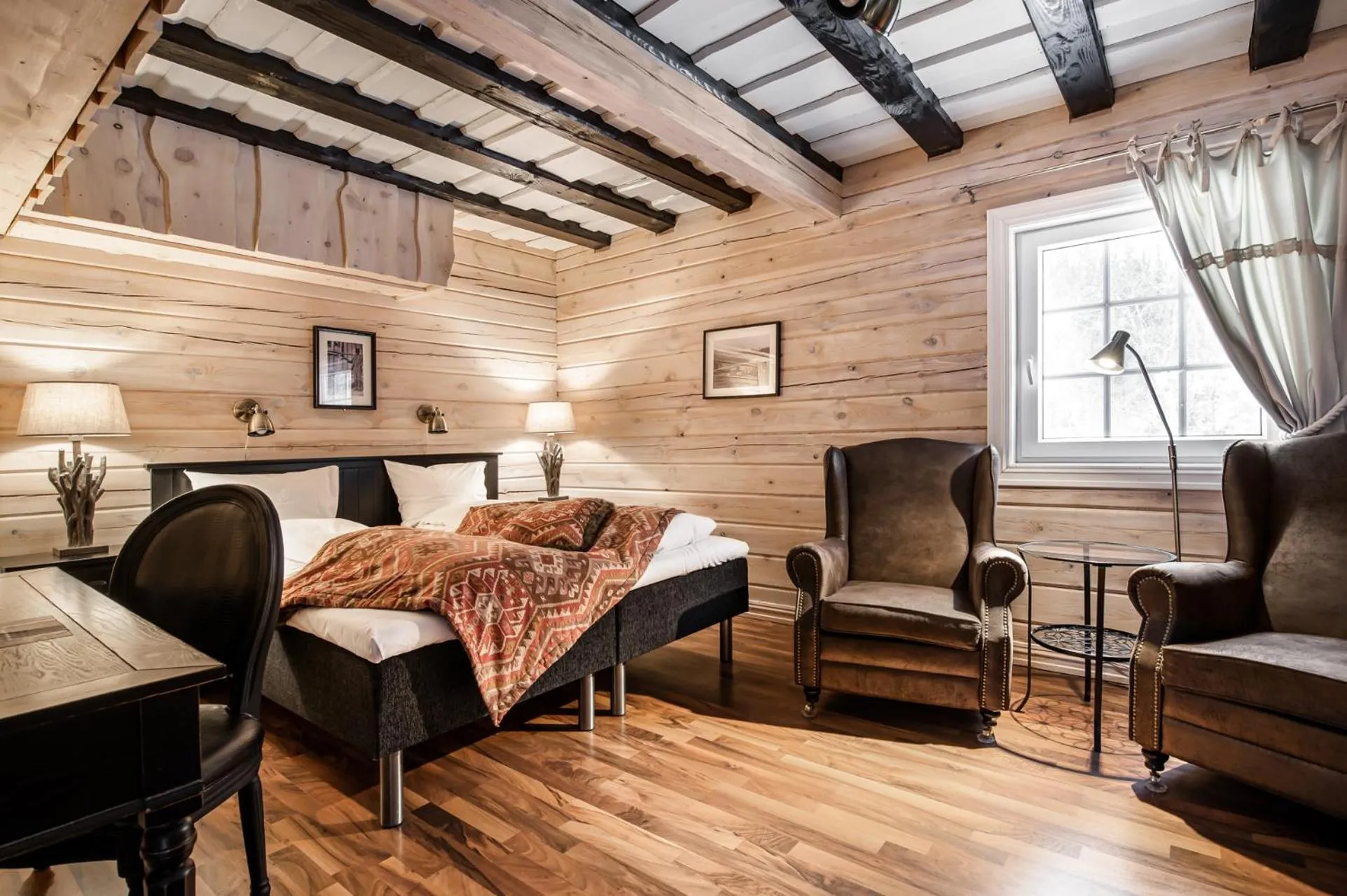 Photo of the whole room, Bed in Namsentunet