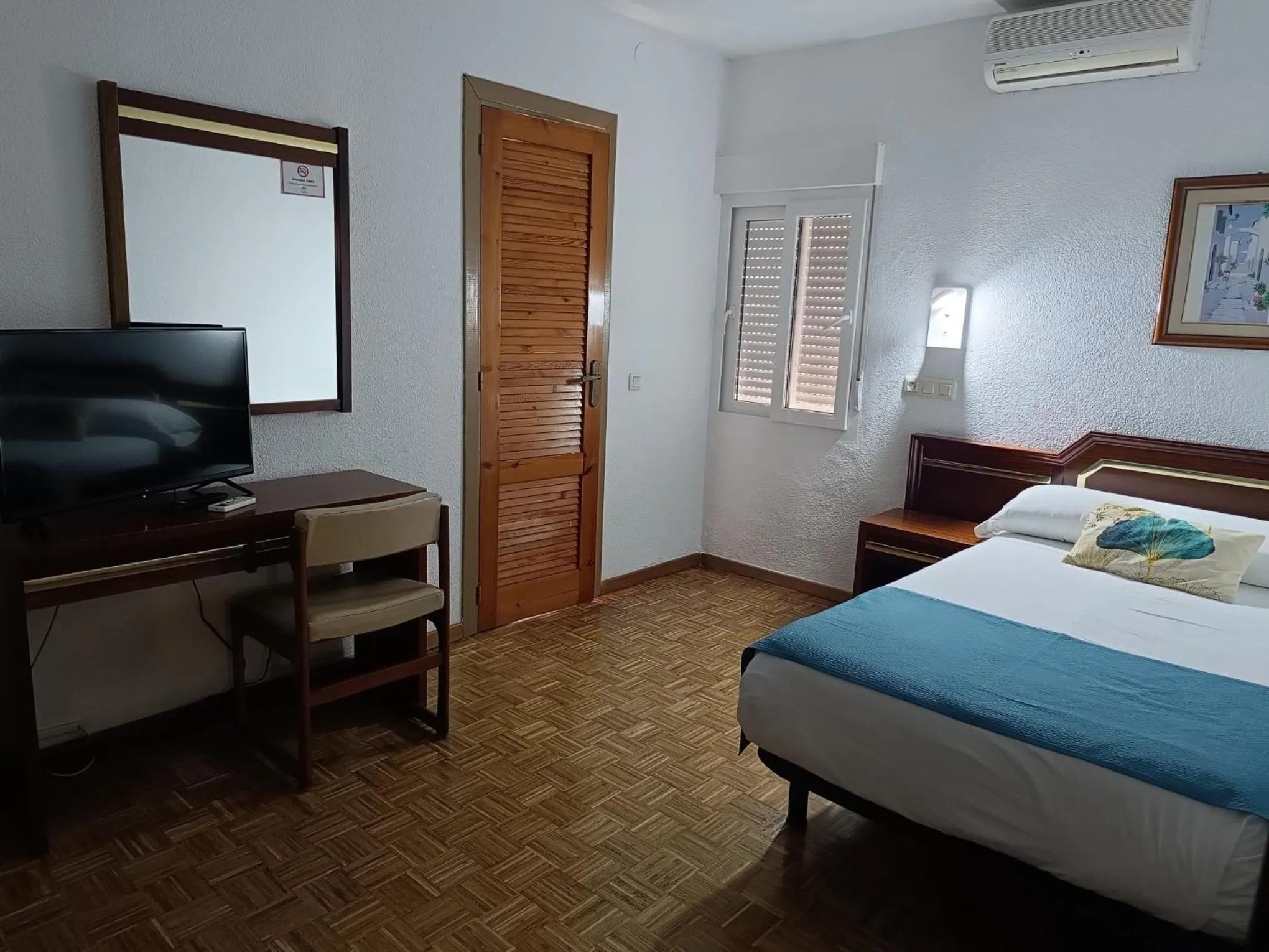 Bed in Hotel Santa María