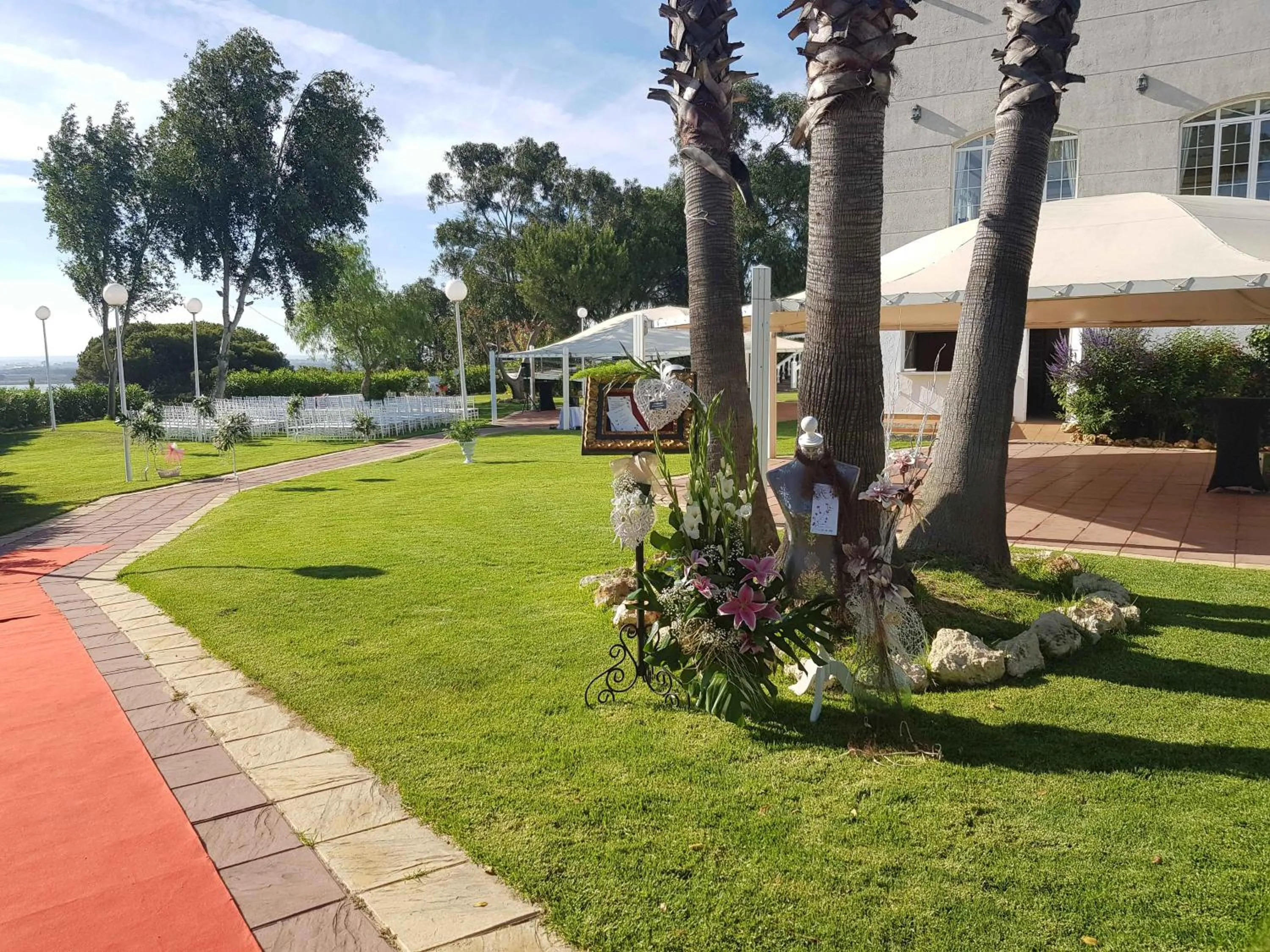 Garden in Hotel Santa María