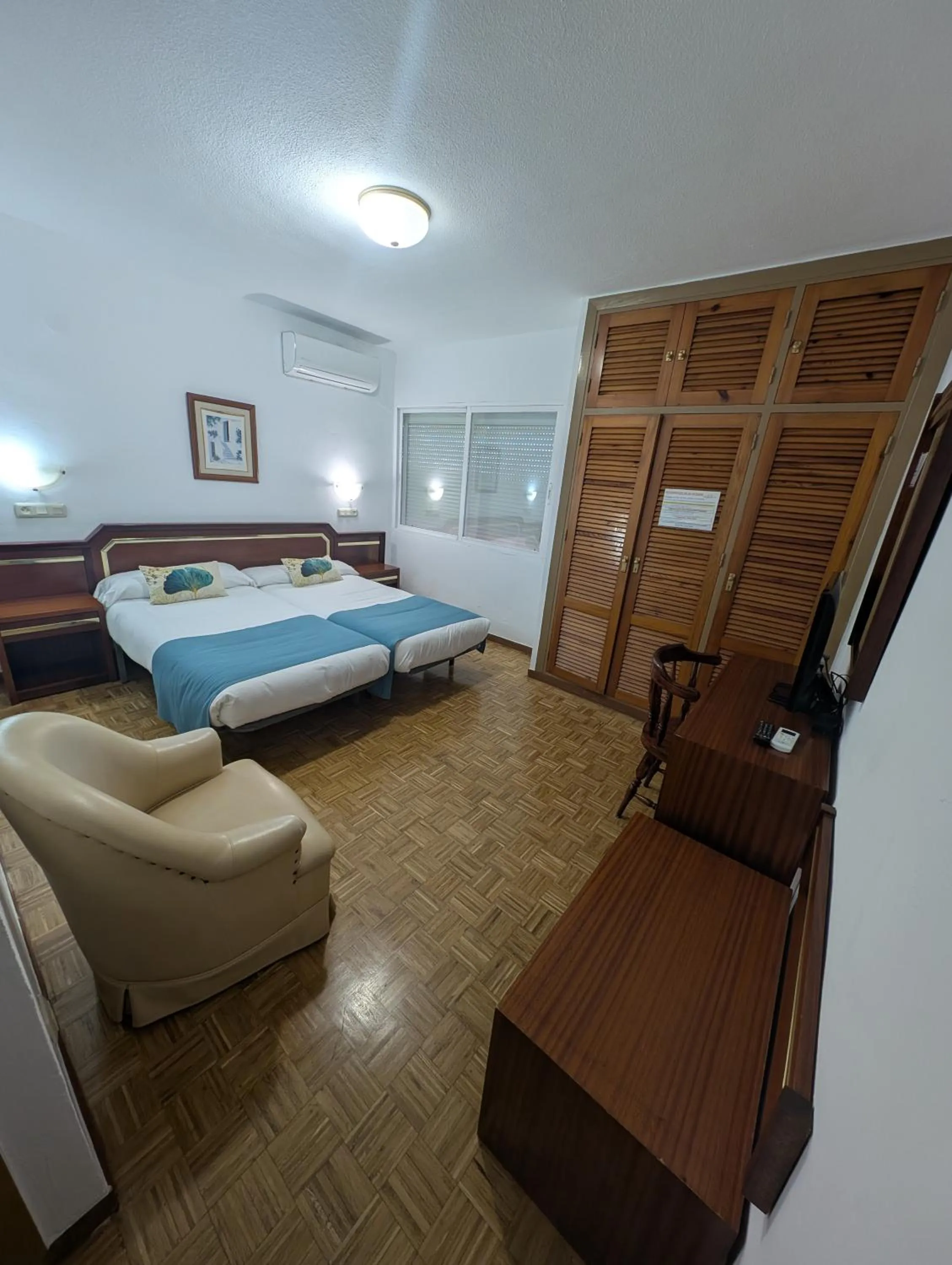 Bed in Hotel Santa María