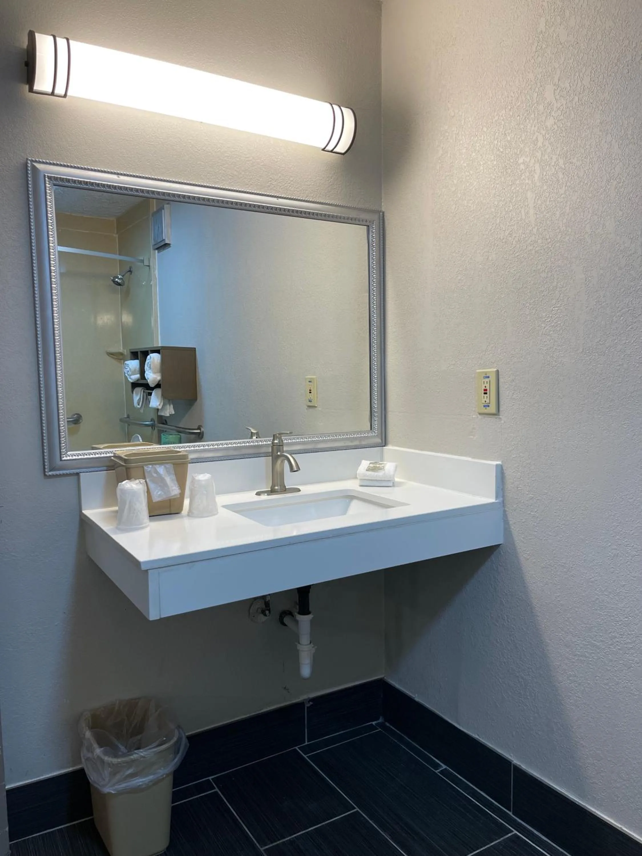 Bathroom in Red Roof Inn LaGrange