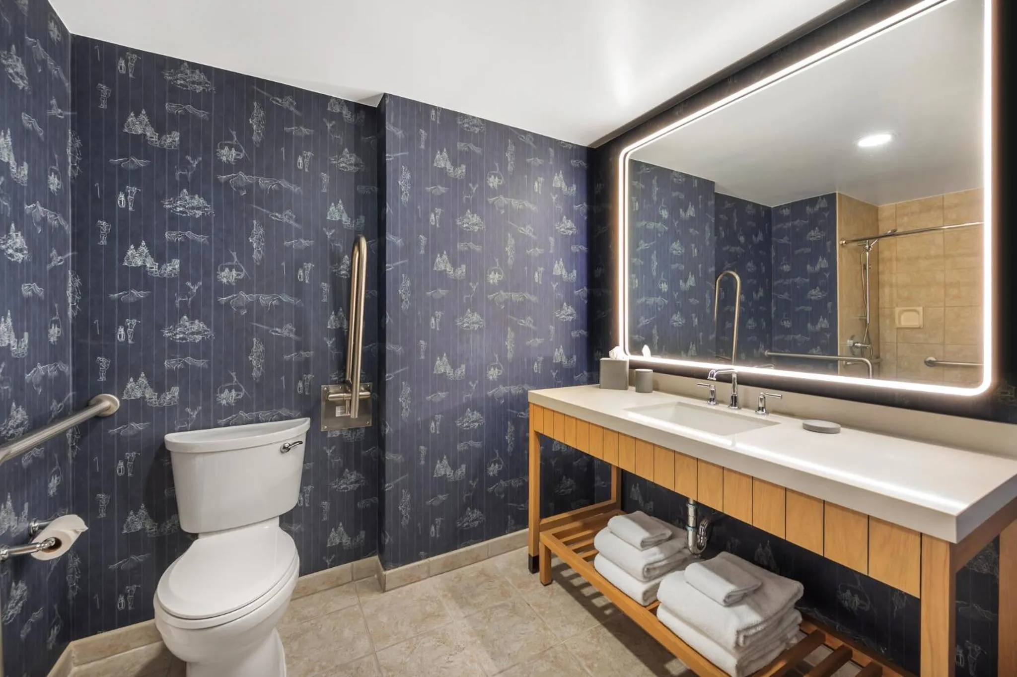 Bathroom in Omni Interlocken Hotel